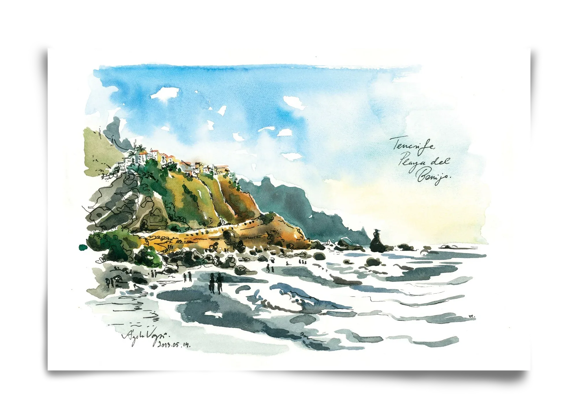 PLAYA del BENIJO, Tenerife, Canary Islands - 2023.05.14. - artbridge