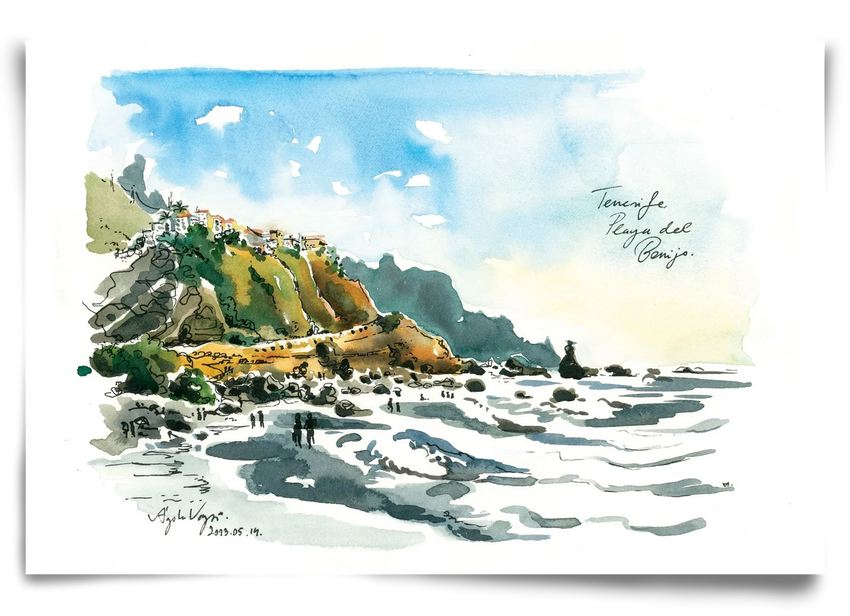 PLAYA del BENIJO, Tenerife, Canary Islands - 2023.05.14. - artbridge