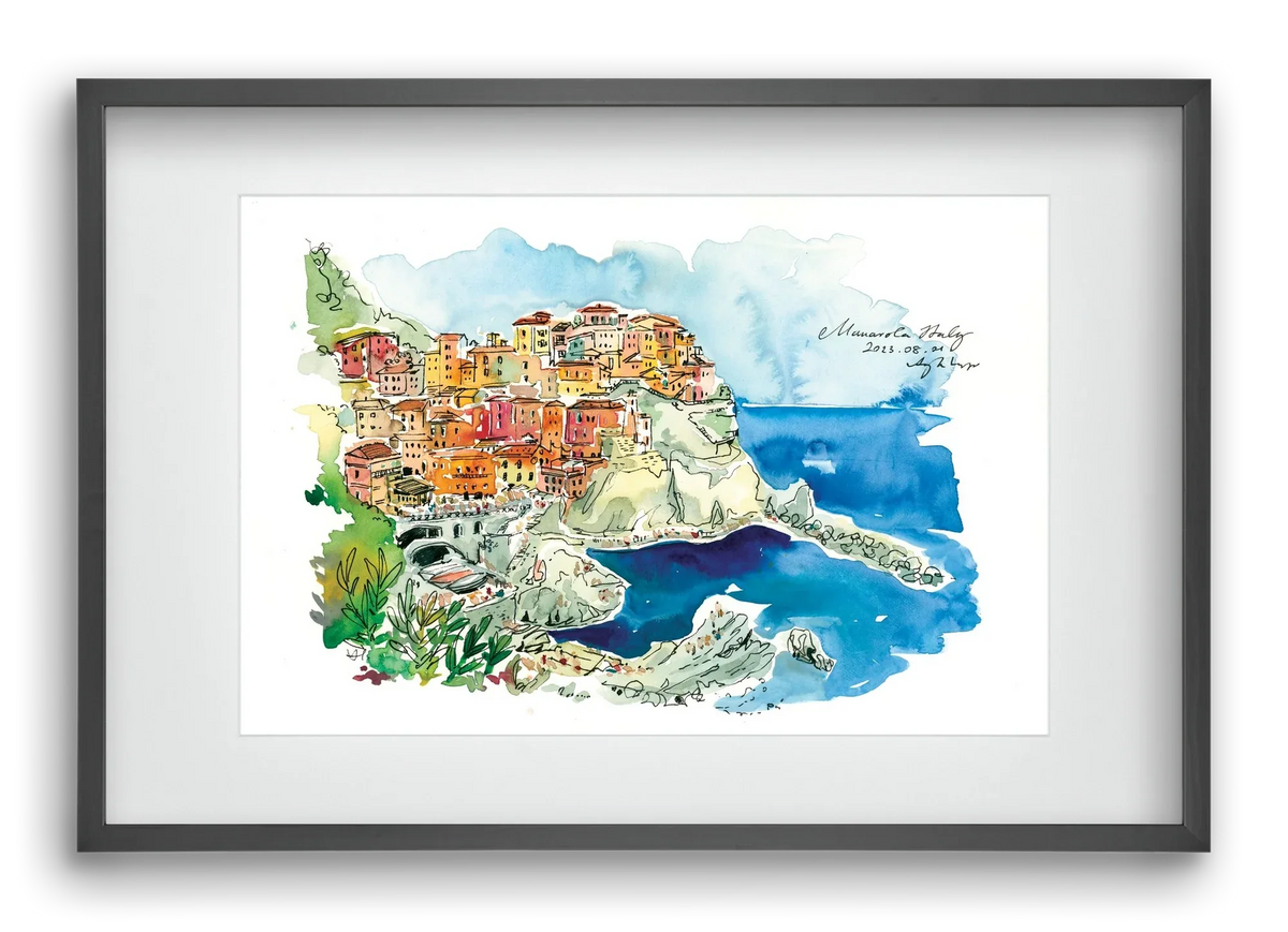 MANAROLA, Cinque Terre, Italy - 2023.08.01. - artbridge