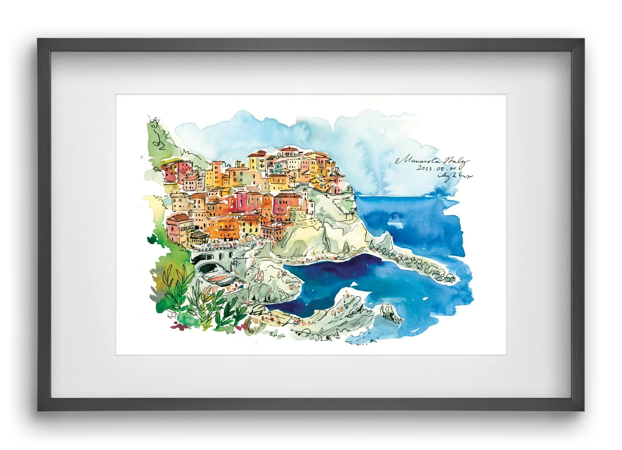 MANAROLA, Cinque Terre, Italy - 2023.08.01. - artbridge