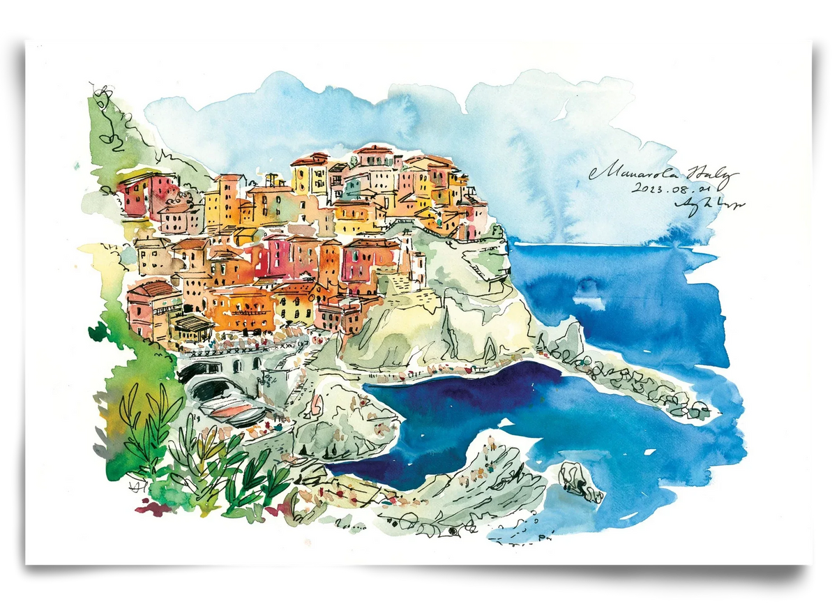 MANAROLA, Cinque Terre, Italy - 2023.08.01. - artbridge