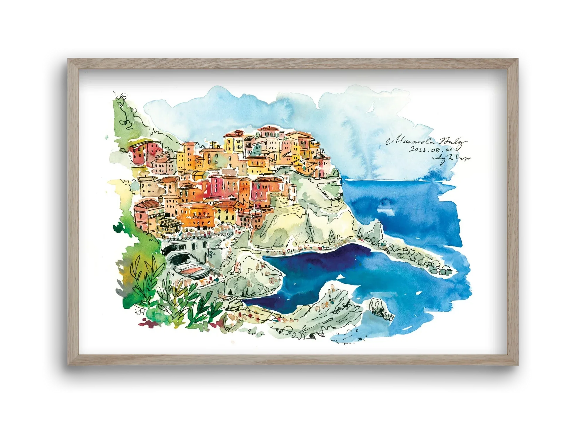 MANAROLA, Cinque Terre, Italy - 2023.08.01. - artbridge