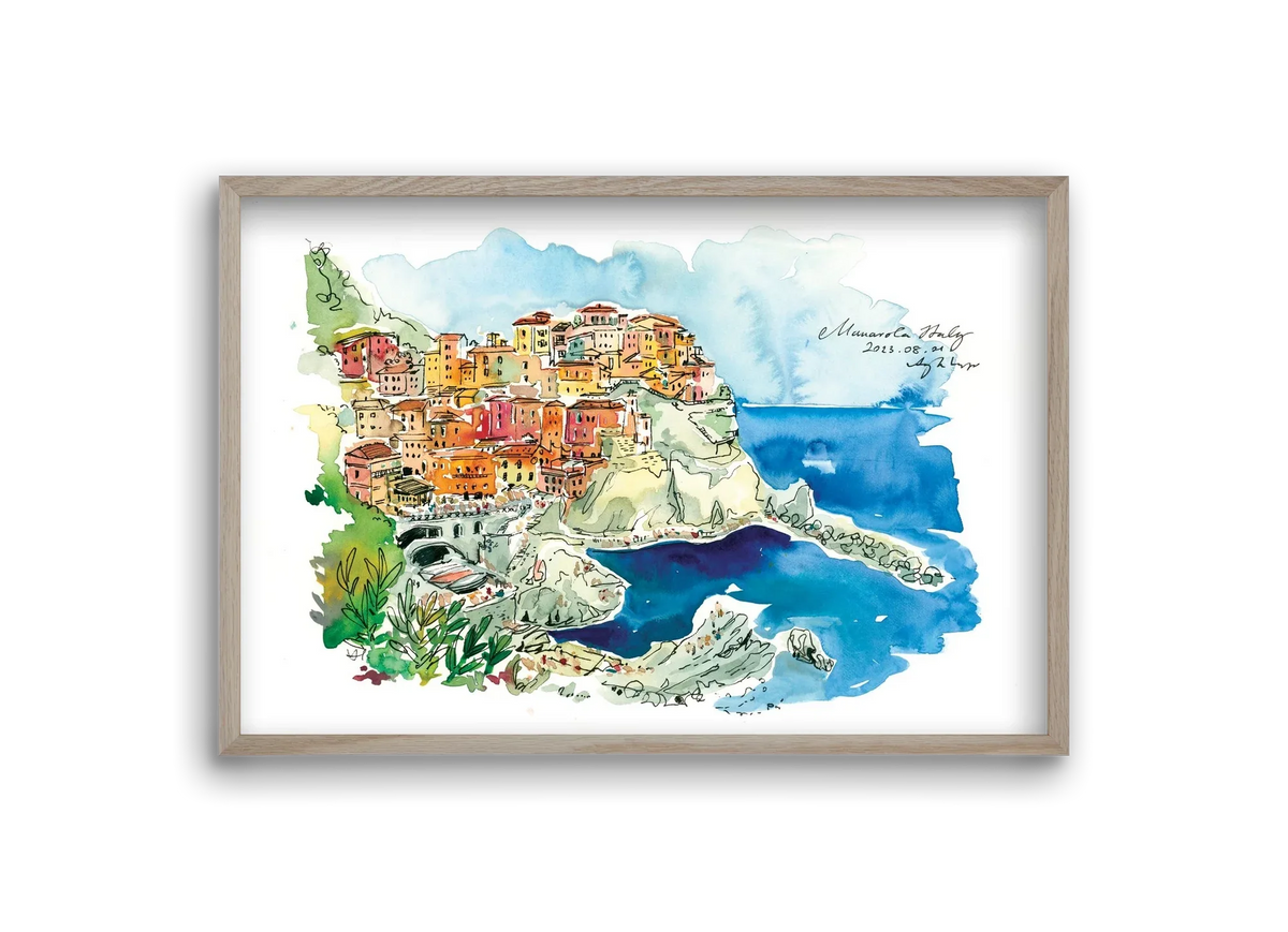 MANAROLA, Cinque Terre, Italy - 2023.08.01. - artbridge