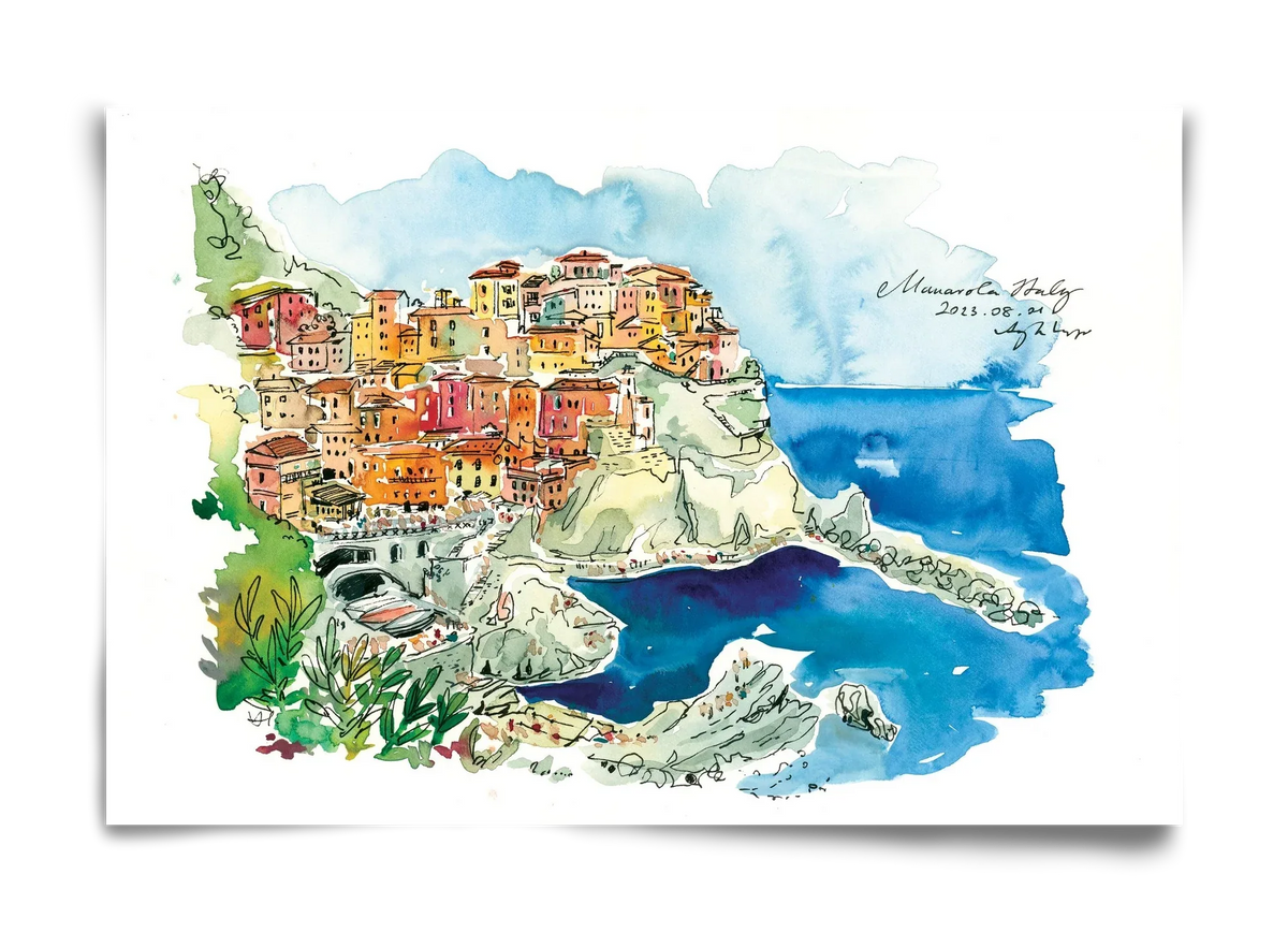 MANAROLA, Cinque Terre, Italy - 2023.08.01. - artbridge