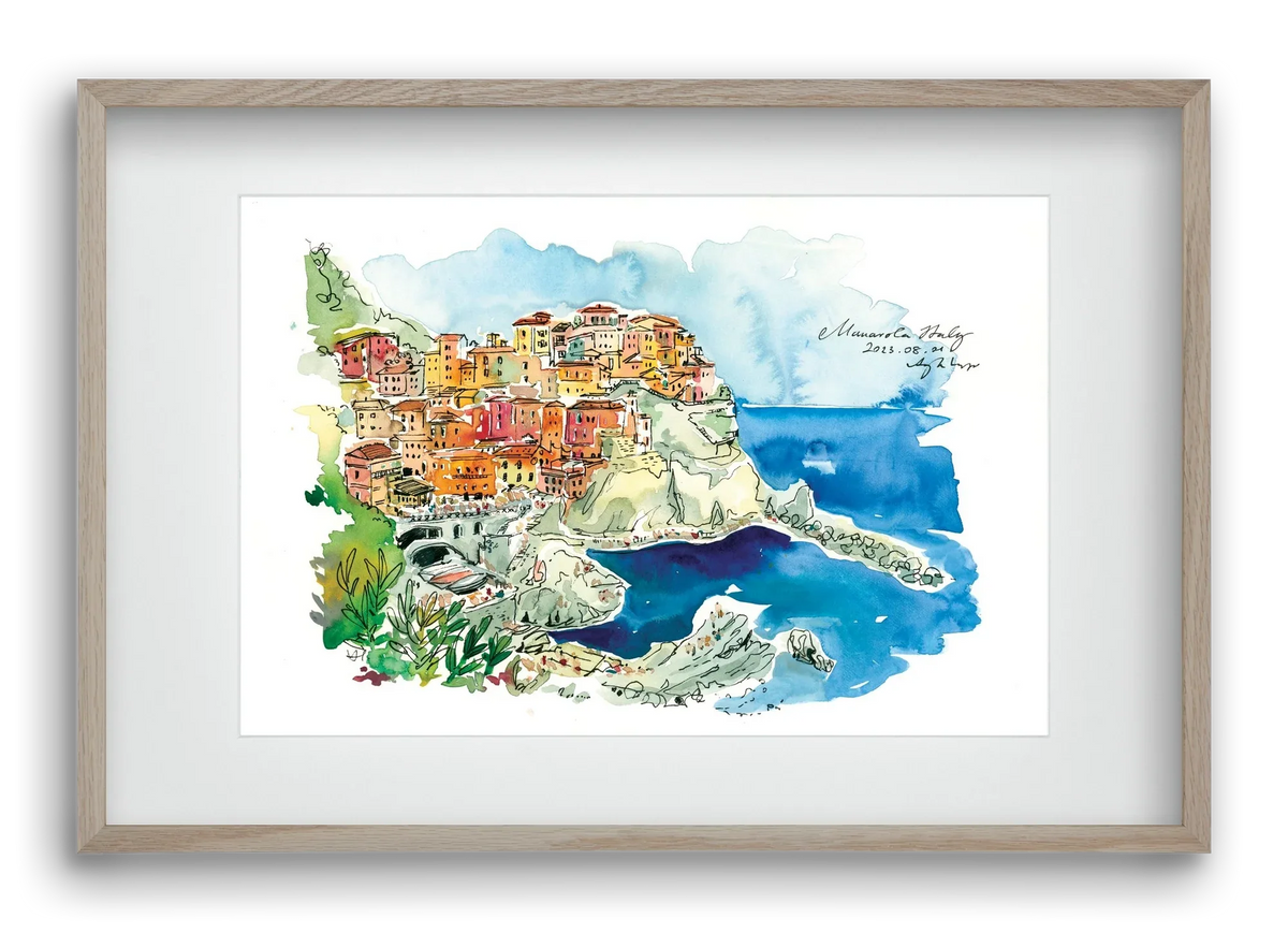 MANAROLA, Cinque Terre, Italy - 2023.08.01. - artbridge
