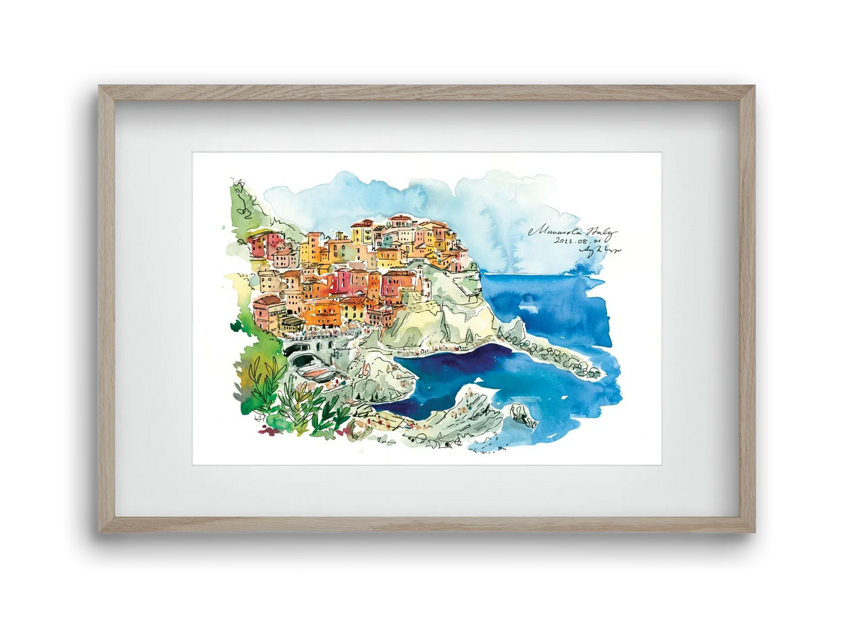 MANAROLA, Cinque Terre, Italy - 2023.08.01. - artbridge