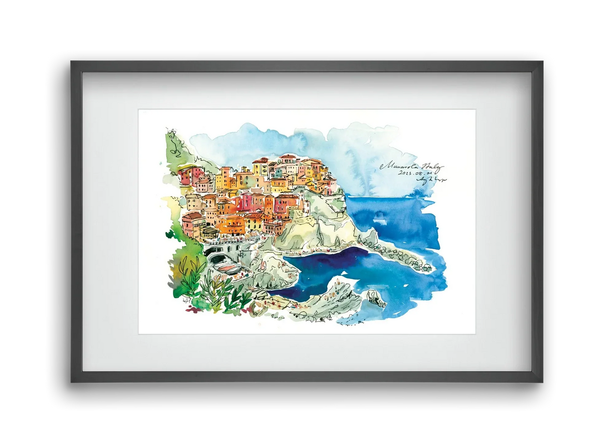 MANAROLA, Cinque Terre, Italy - 2023.08.01. - artbridge