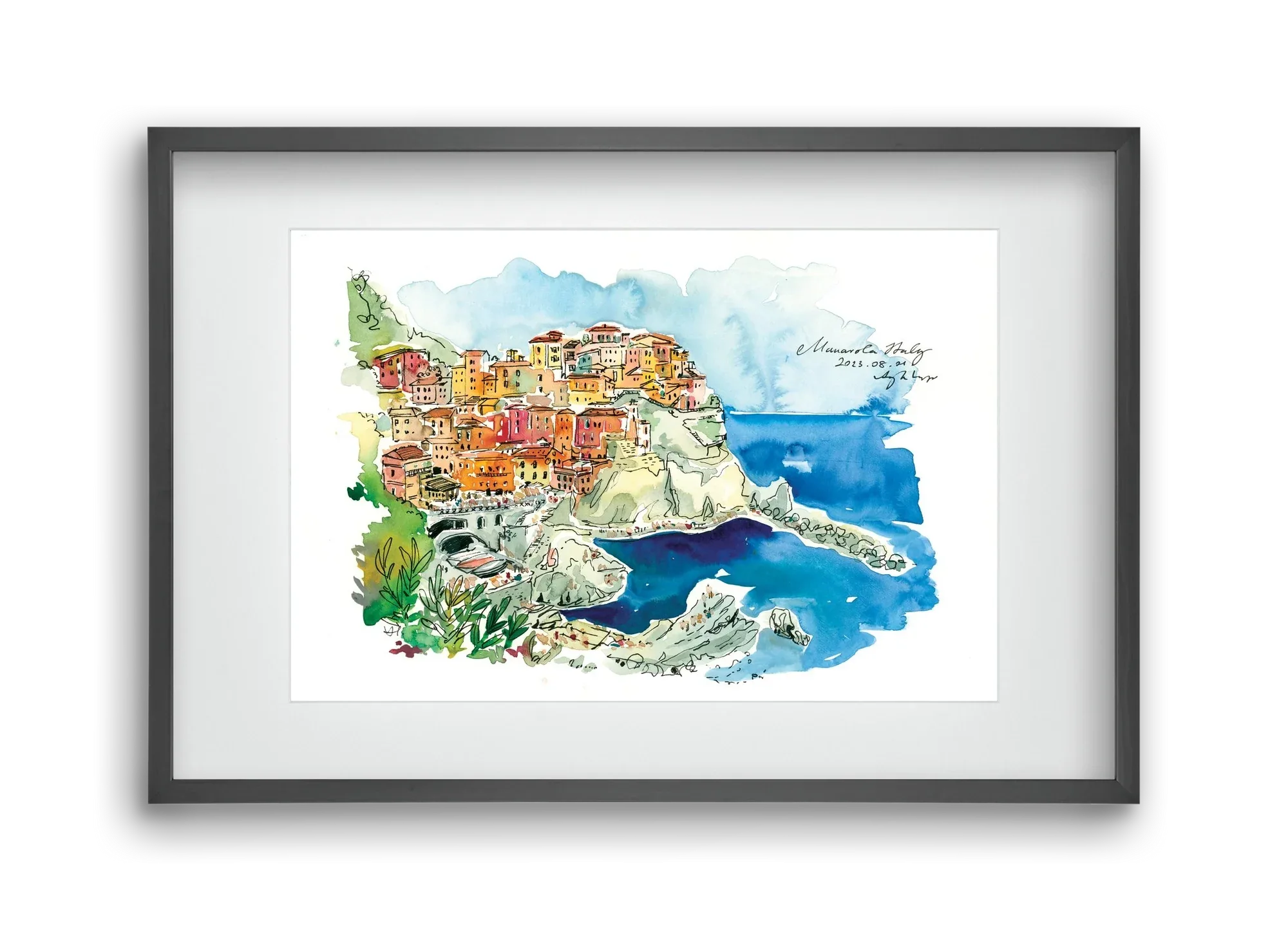 MANAROLA, Cinque Terre, Italy - 2023.08.01. - artbridge