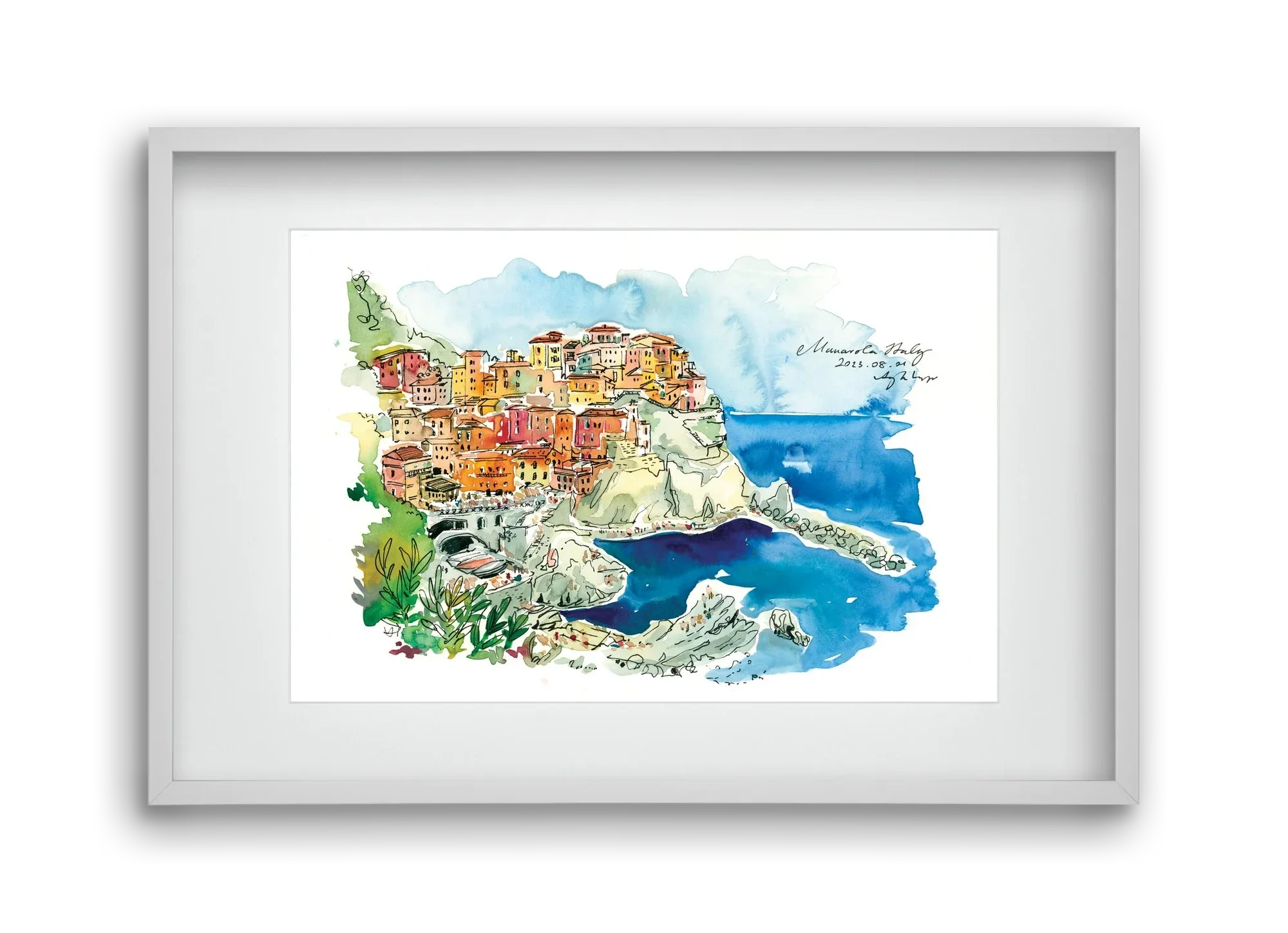 MANAROLA, Cinque Terre, Italy - 2023.08.01. - artbridge