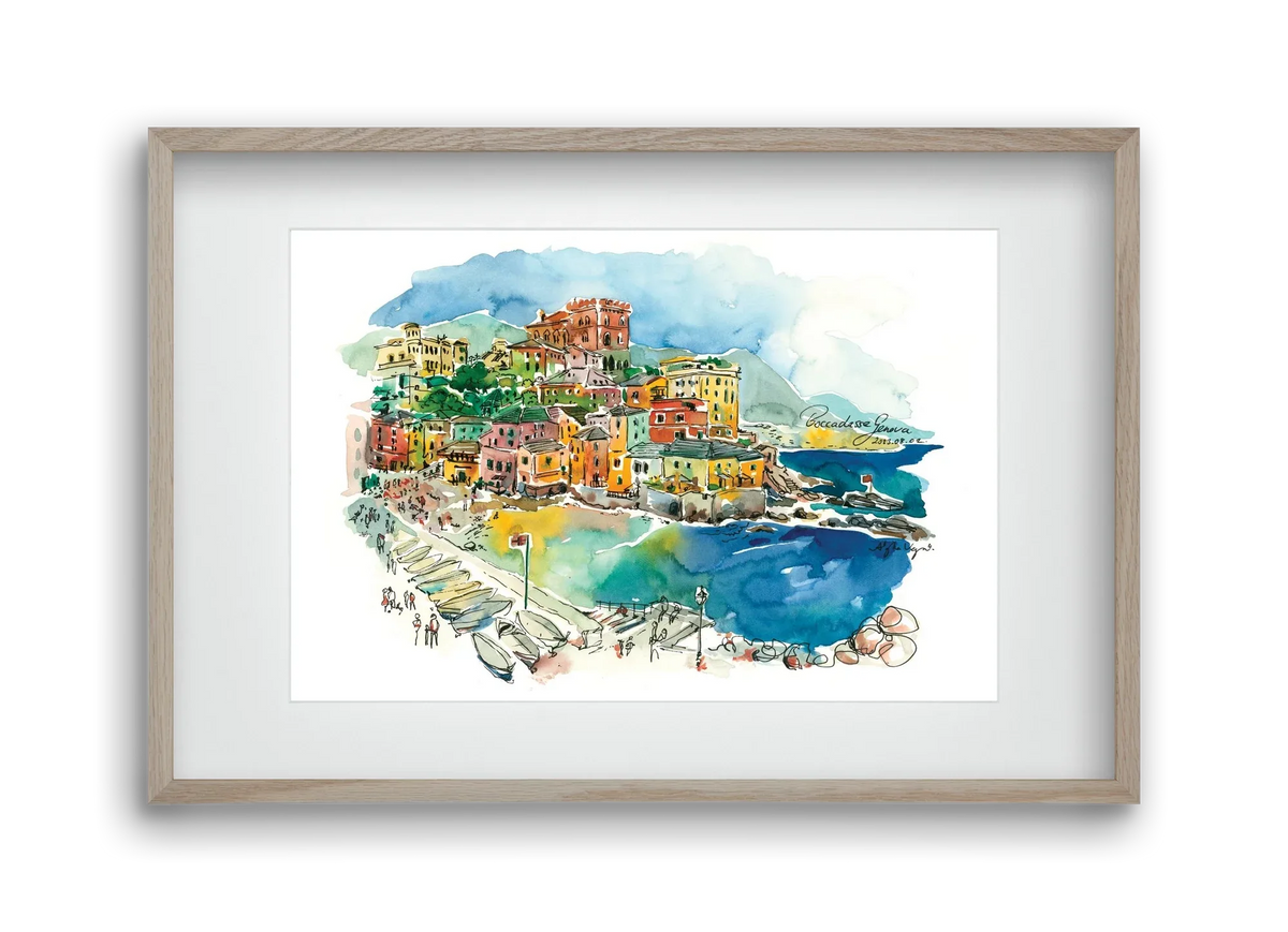 BOCCADASSE, Genova, Italy - 2023.08.02. - artbridge