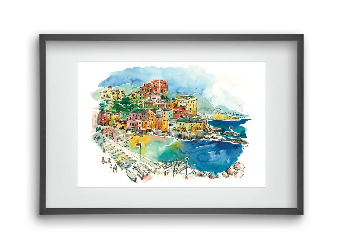 BOCCADASSE, Genova, Italy - 2023.08.02. - artbridge