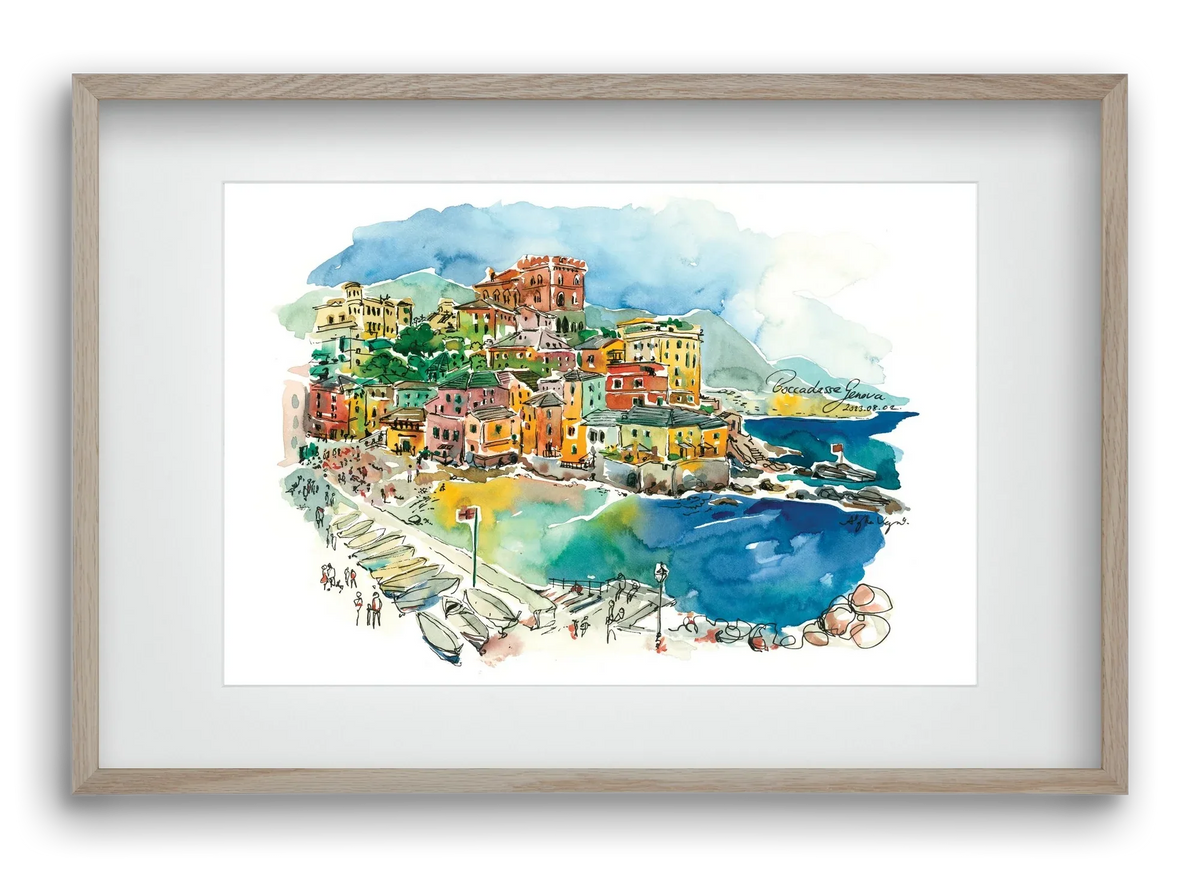 BOCCADASSE, Genova, Italy - 2023.08.02. - artbridge