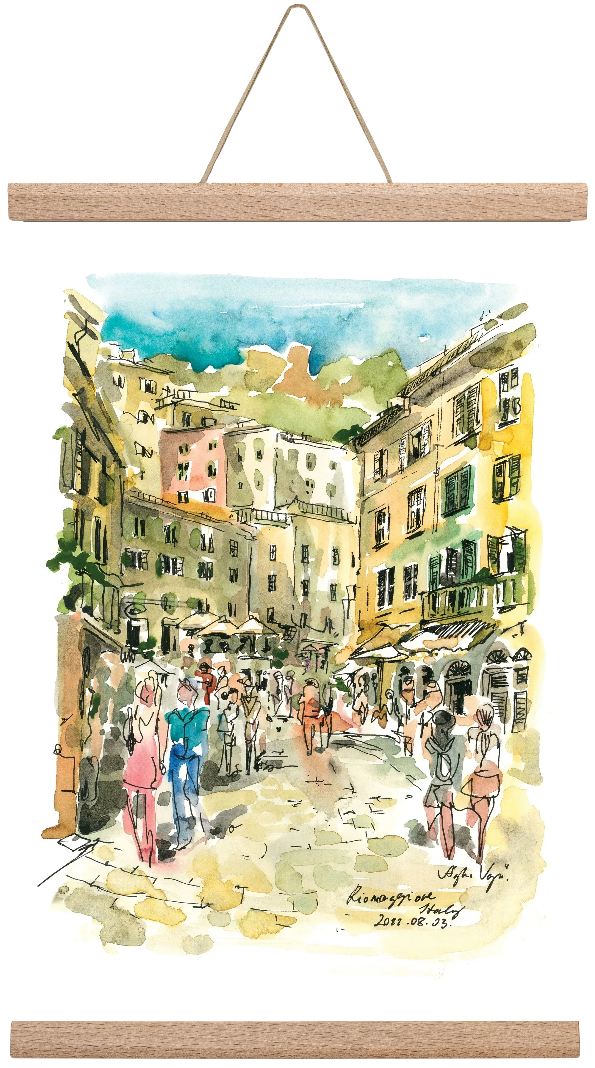 RIOMAGGIORE, Cinque Terre, Italy - 2022.08.03. - artbridge