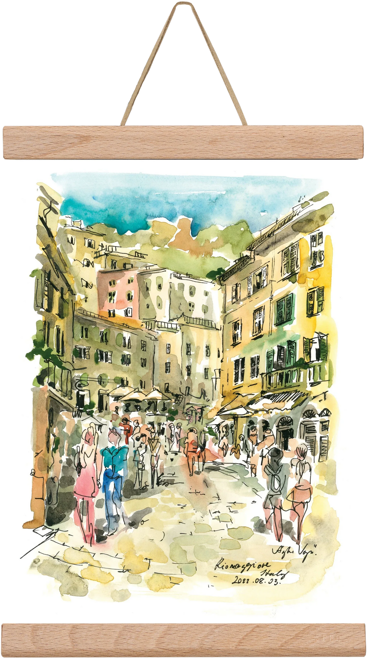 RIOMAGGIORE, Cinque Terre, Italy - 2022.08.03. - artbridge