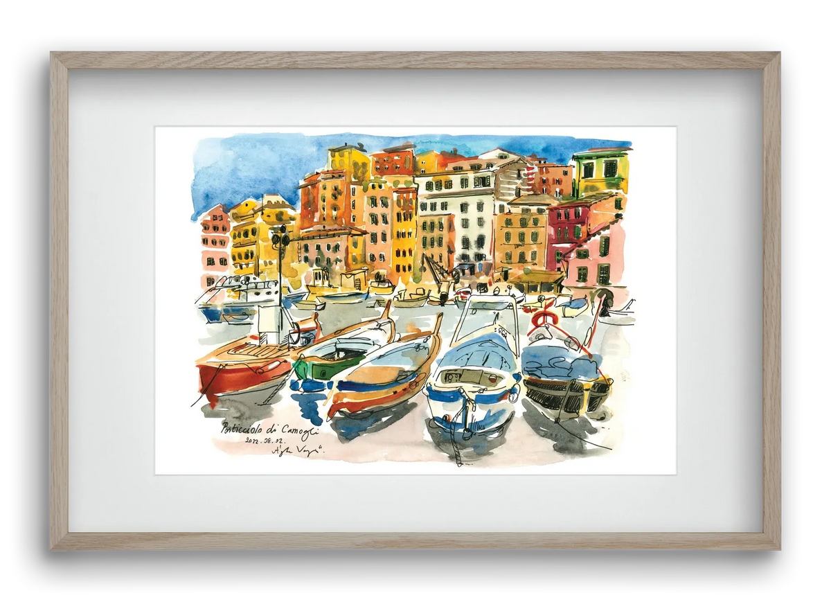 Porticciolo di Camogli, Italy - 2022.08.02. - artbridge
