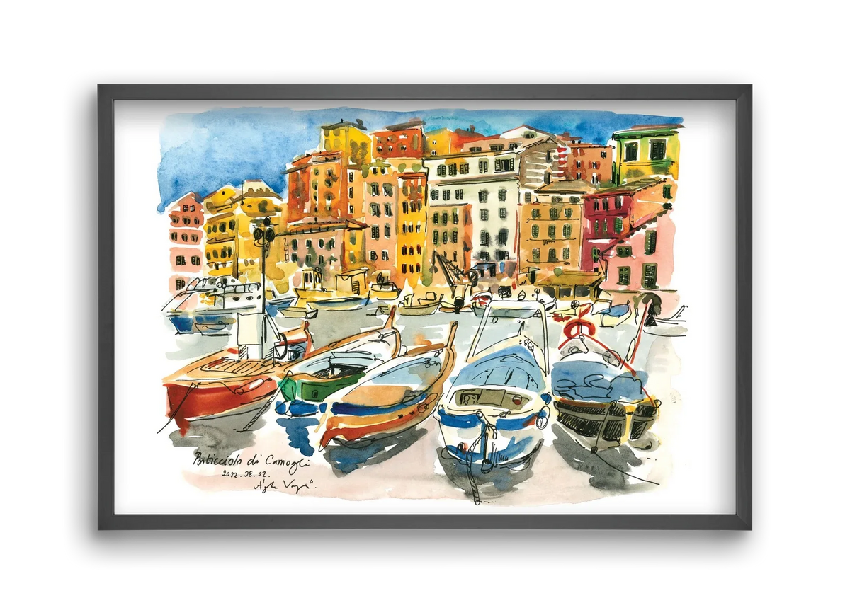 Porticciolo di Camogli, Italy - 2022.08.02. - artbridge