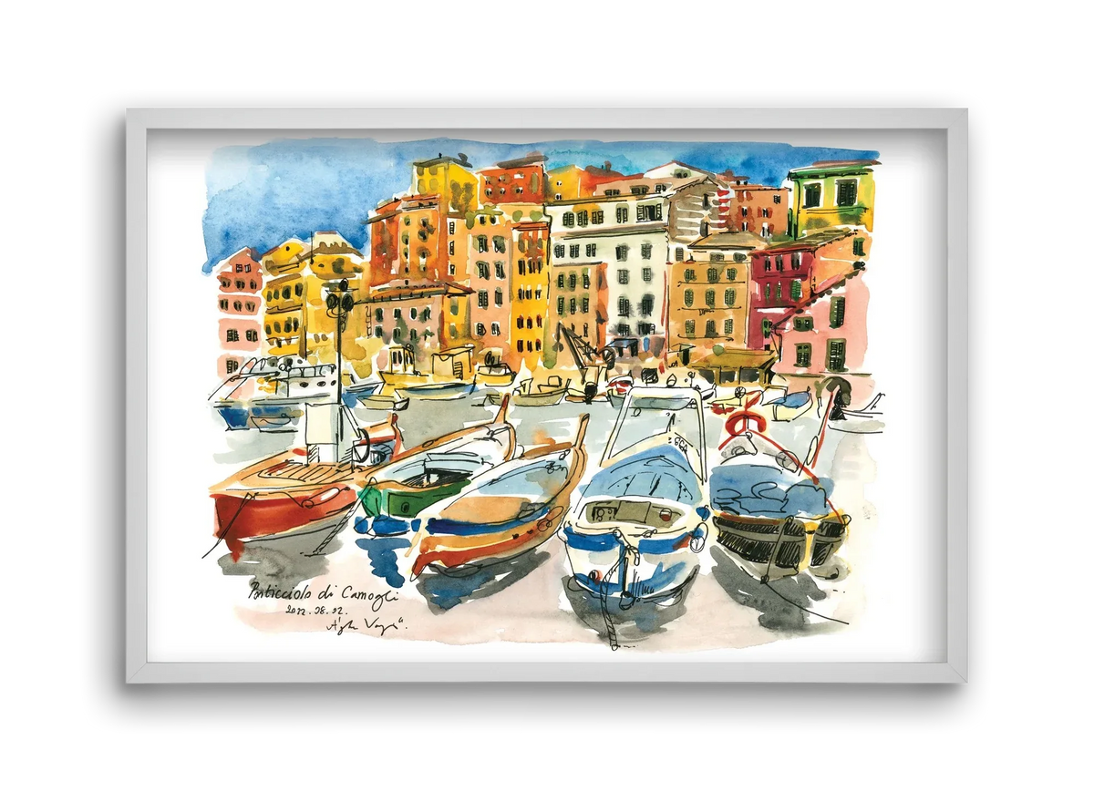 Porticciolo di Camogli, Italy - 2022.08.02. - artbridge