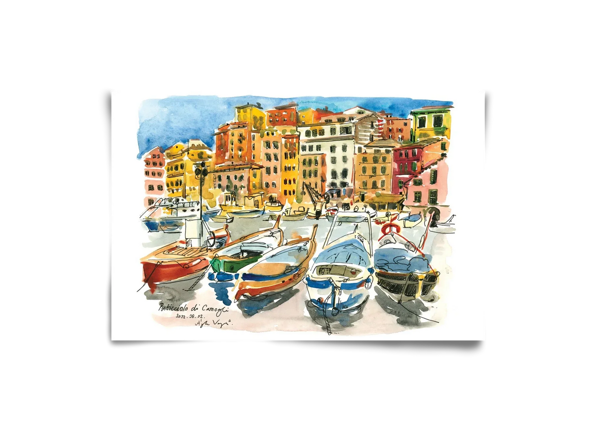 Porticciolo di Camogli, Italy - 2022.08.02. - artbridge