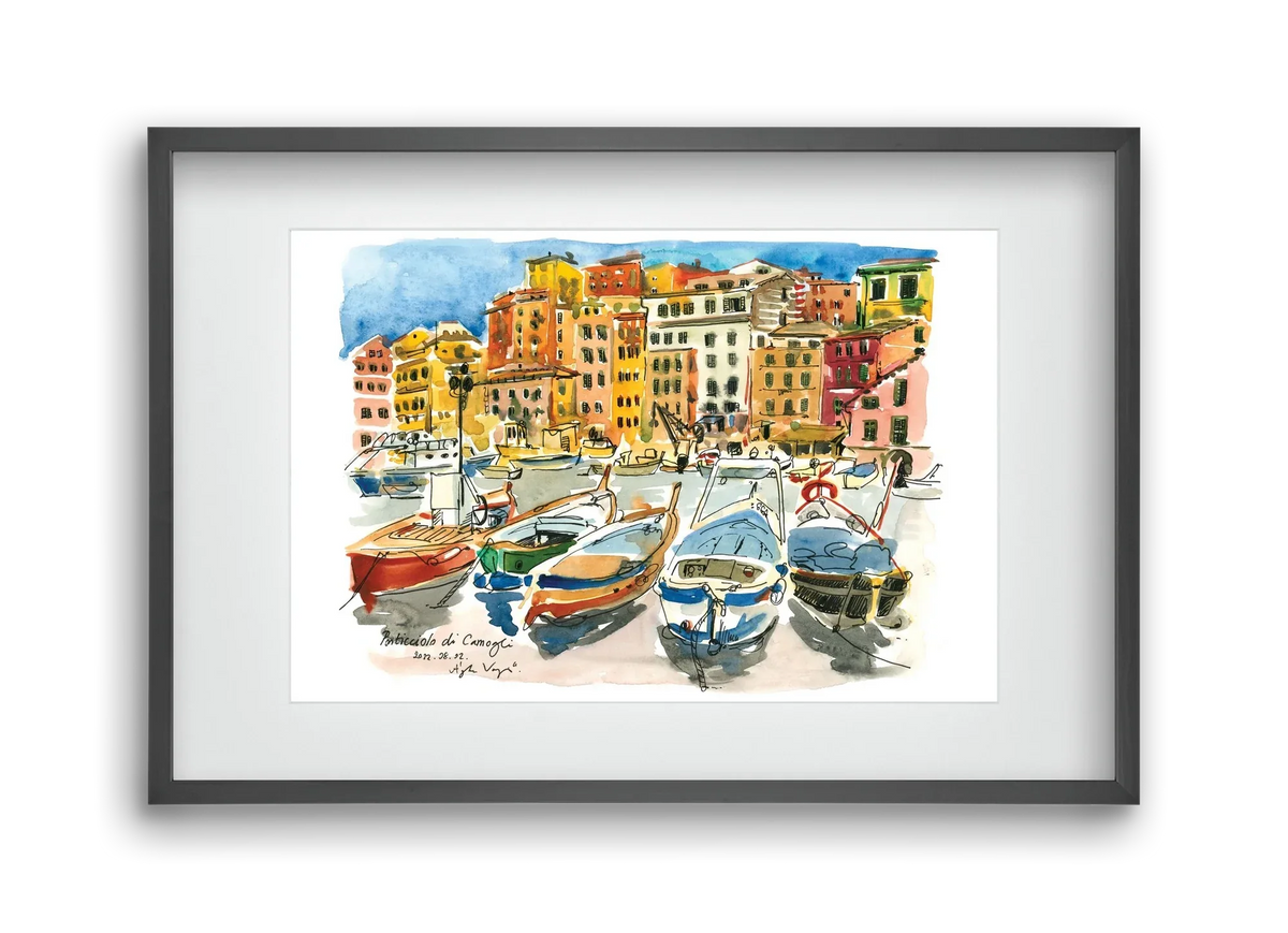 Porticciolo di Camogli, Italy - 2022.08.02. - artbridge