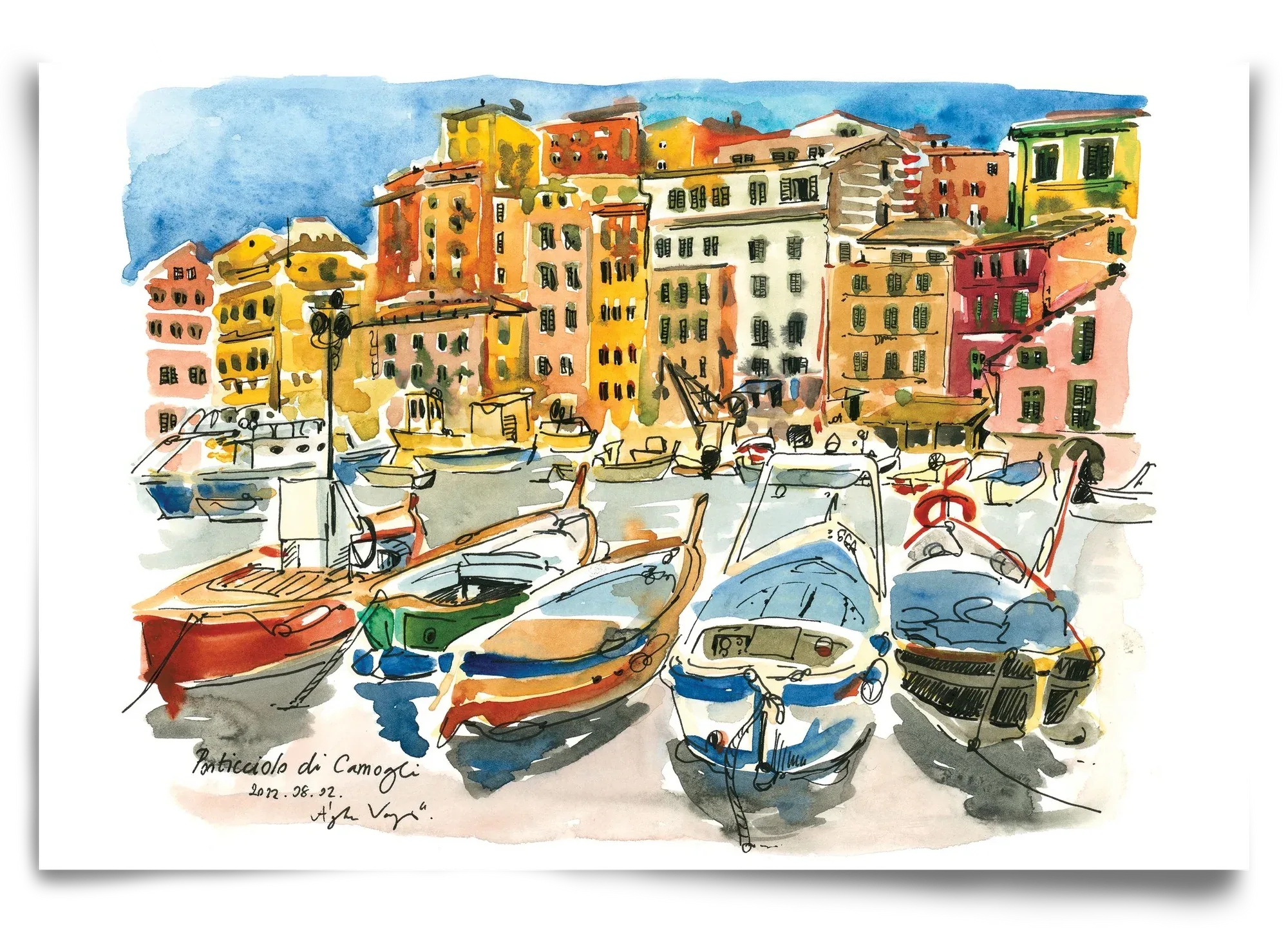 Porticciolo di Camogli, Italy - 2022.08.02. - artbridge