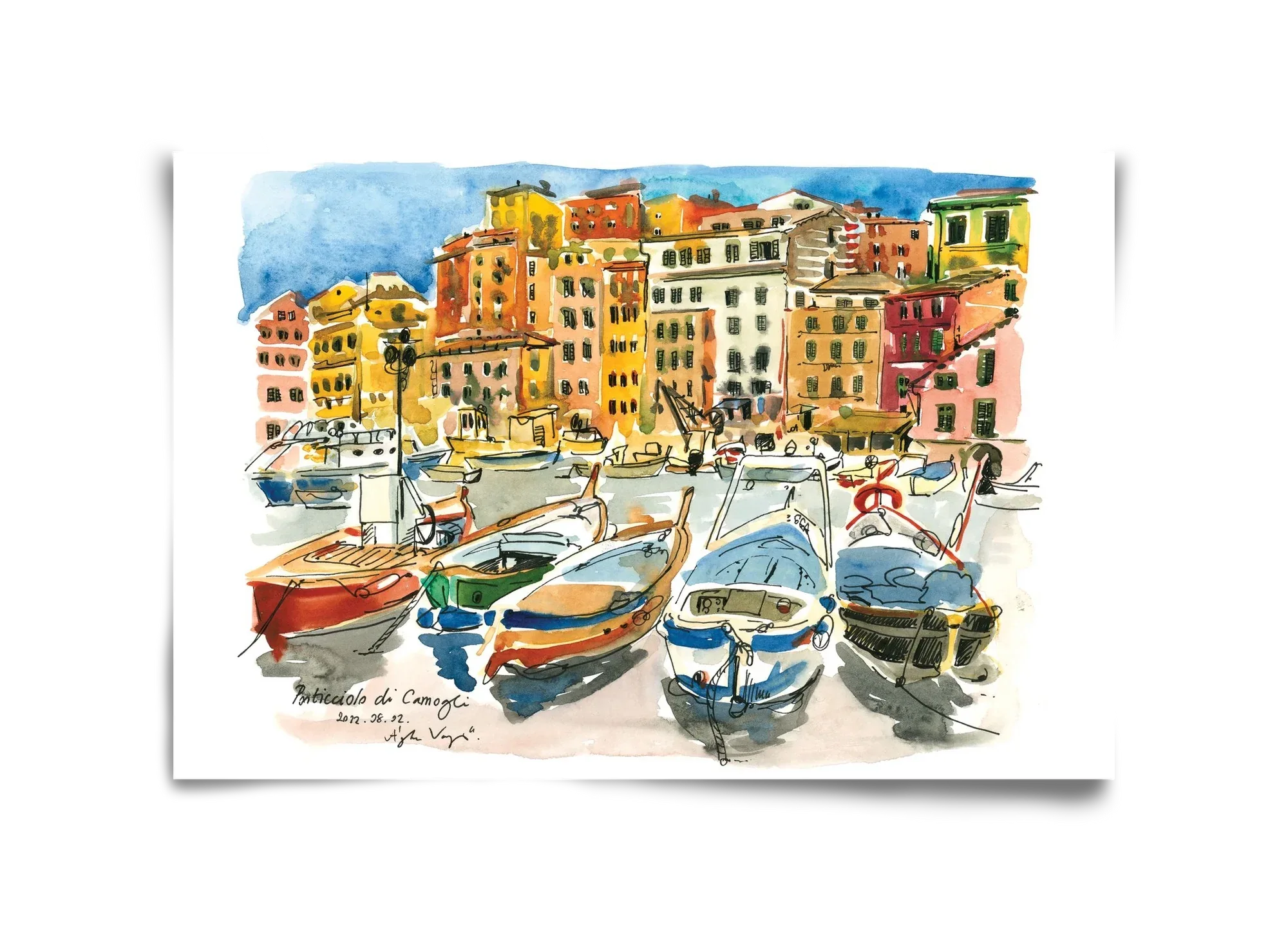 Porticciolo di Camogli, Italy - 2022.08.02. - artbridge