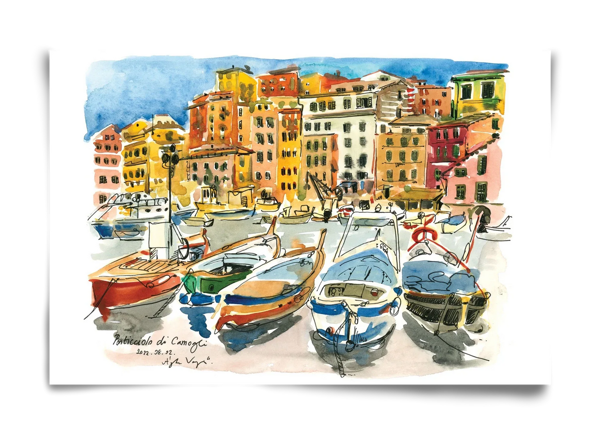 Porticciolo di Camogli, Italy - 2022.08.02. - artbridge