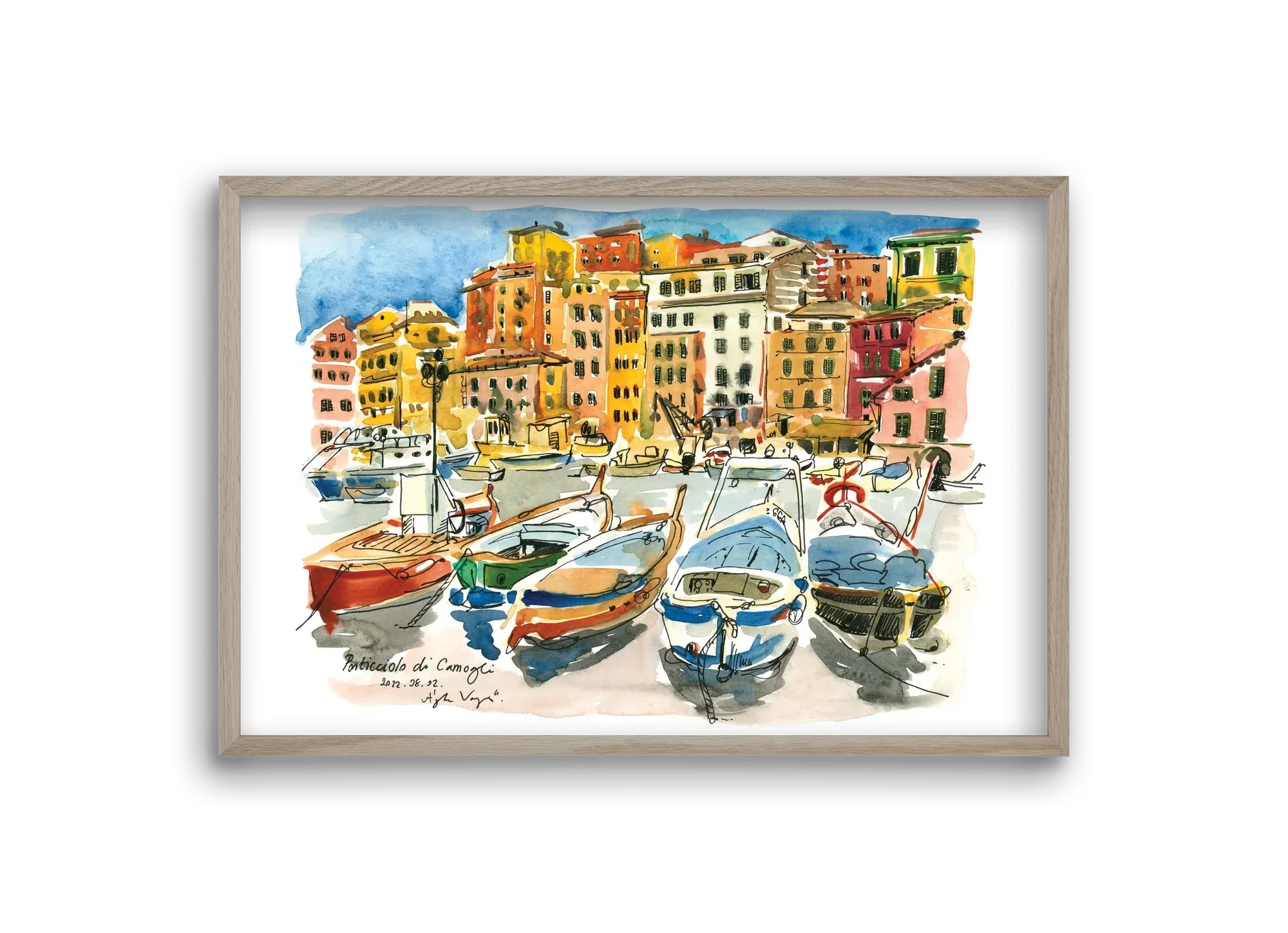Porticciolo di Camogli, Italy - 2022.08.02. - artbridge
