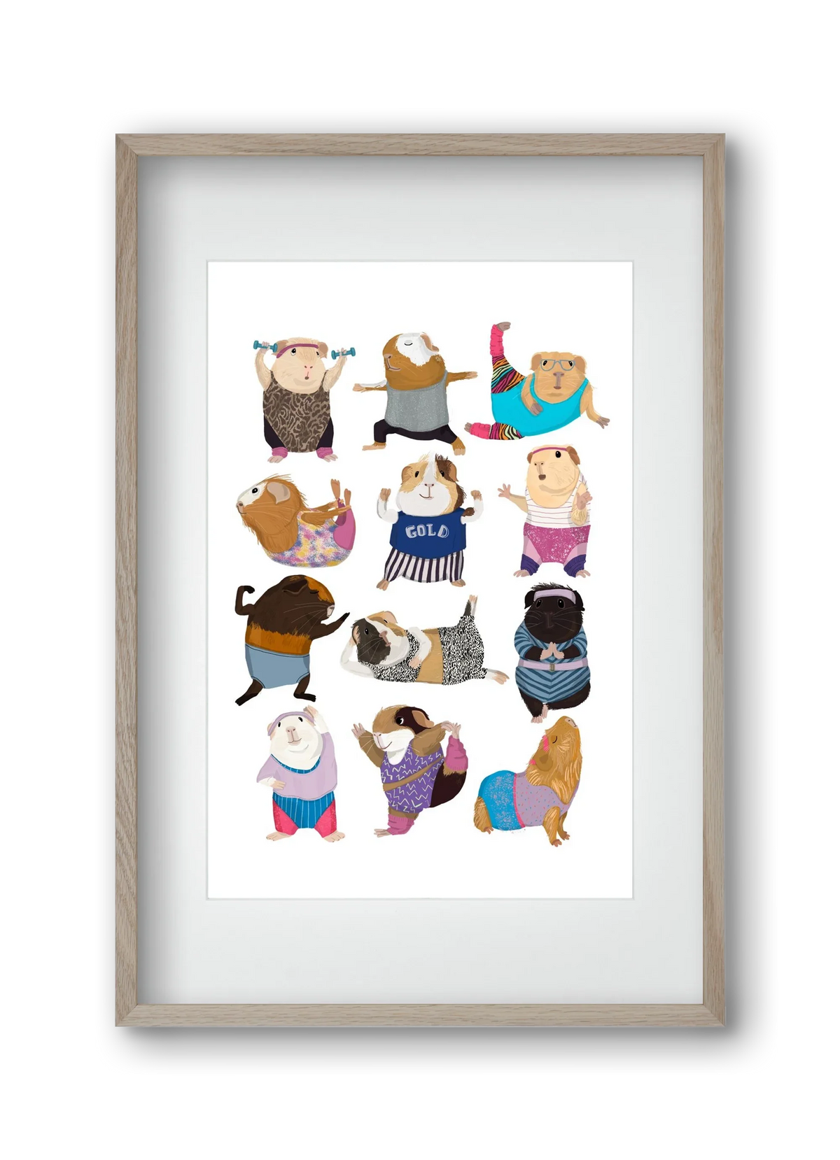 Guinea Pigs doing Aerobic - artbridge