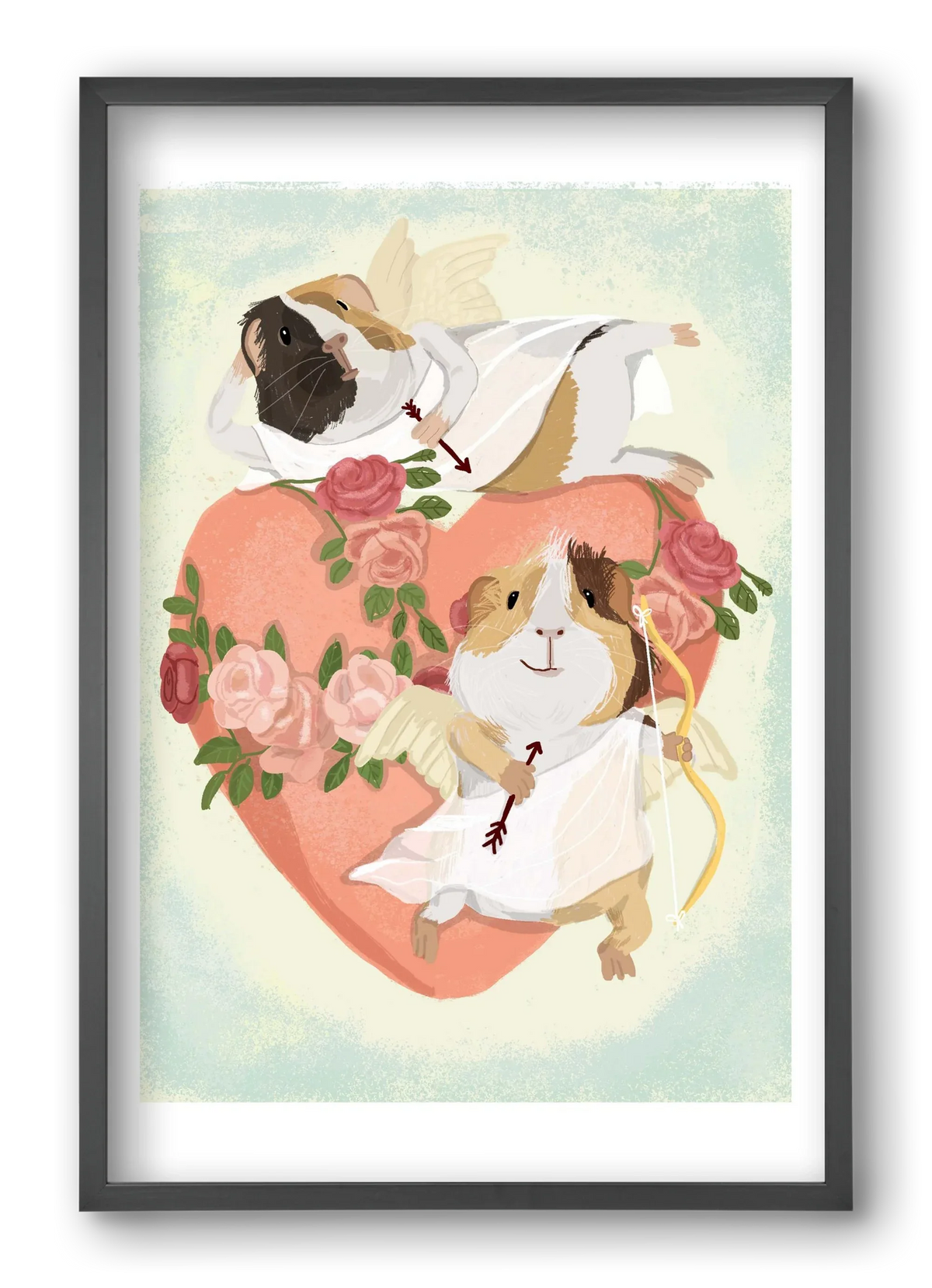 Cupid Guinea Pig Print - artbridge