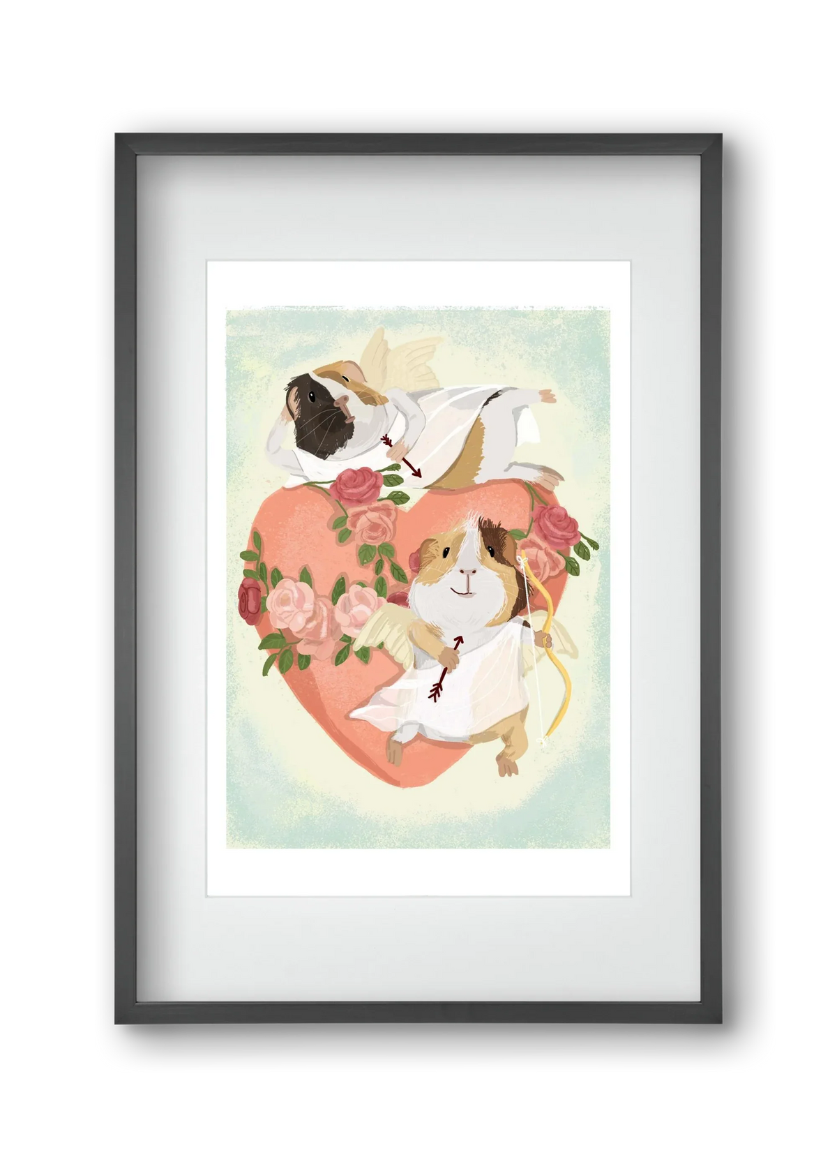 Cupid Guinea Pig Print - artbridge