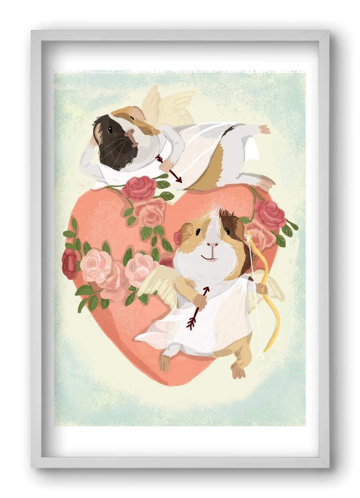 Cupid Guinea Pig Print - artbridge