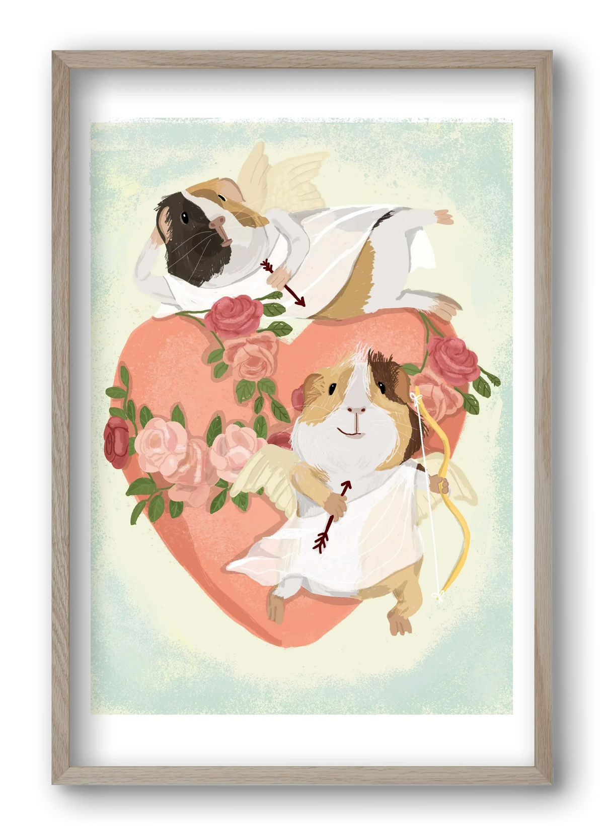 Cupid Guinea Pig Print - artbridge