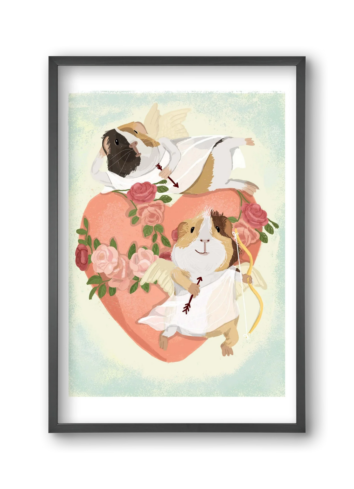 Cupid Guinea Pig Print - artbridge