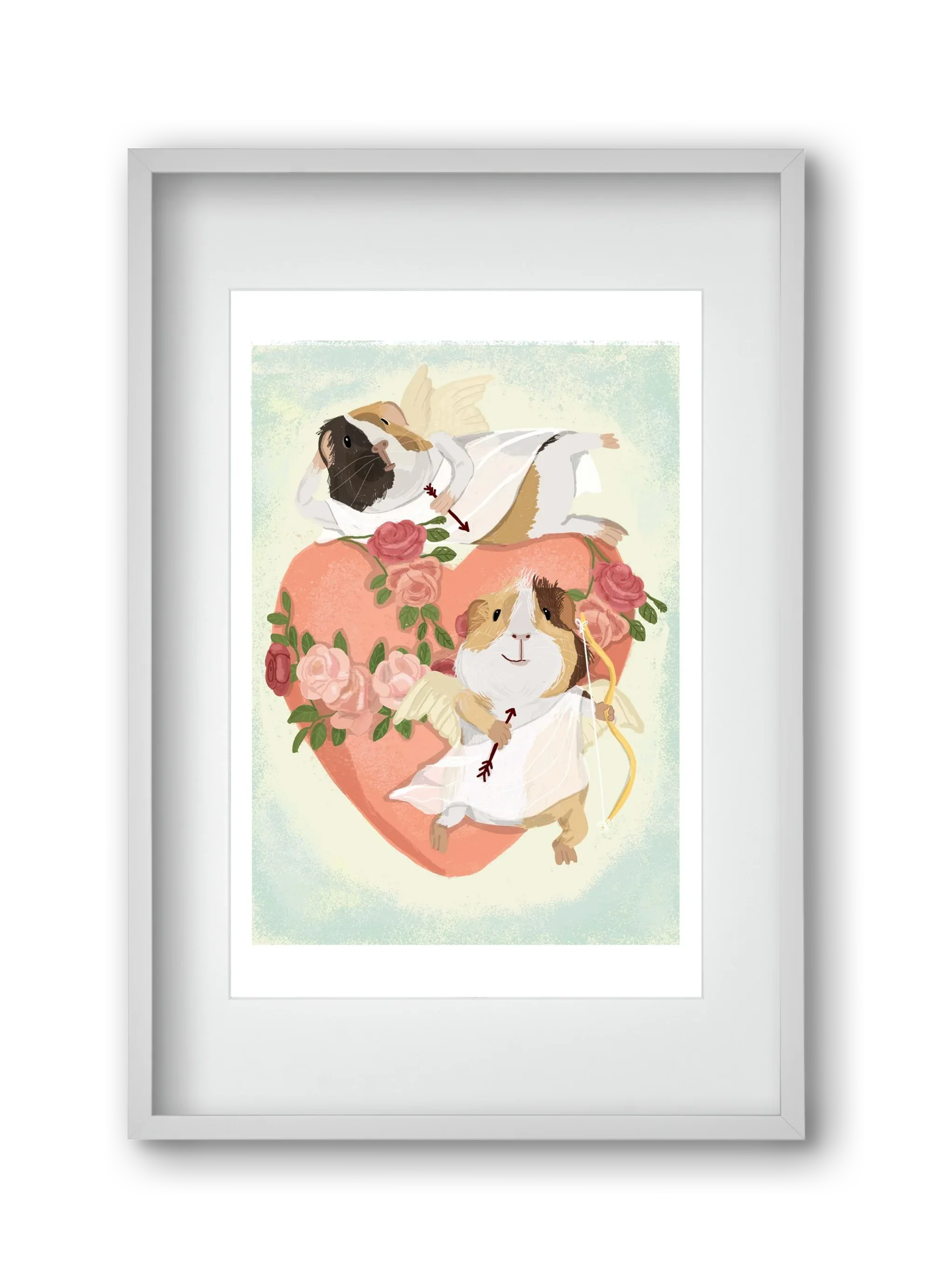 Cupid Guinea Pig Print - artbridge