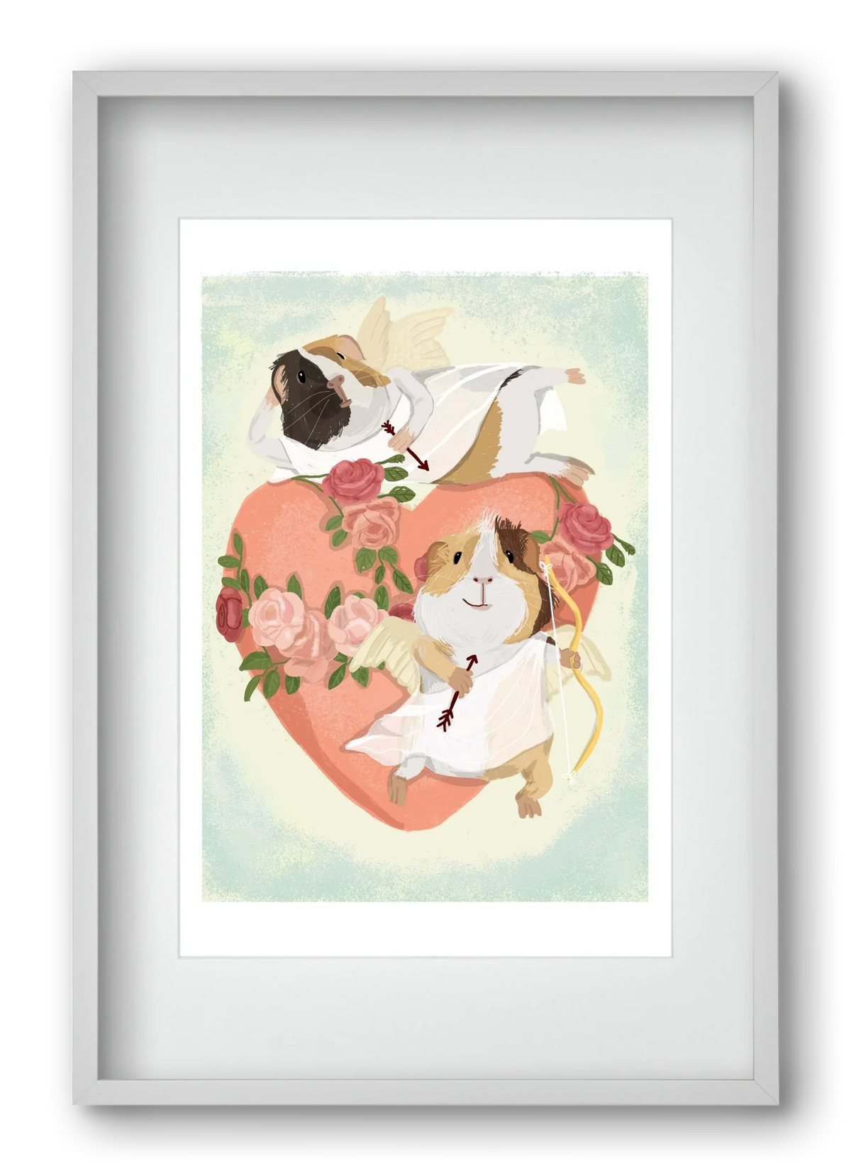 Cupid Guinea Pig Print - artbridge