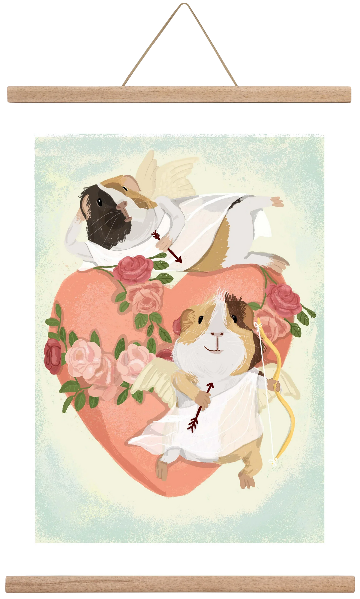 Cupid Guinea Pig Print - artbridge