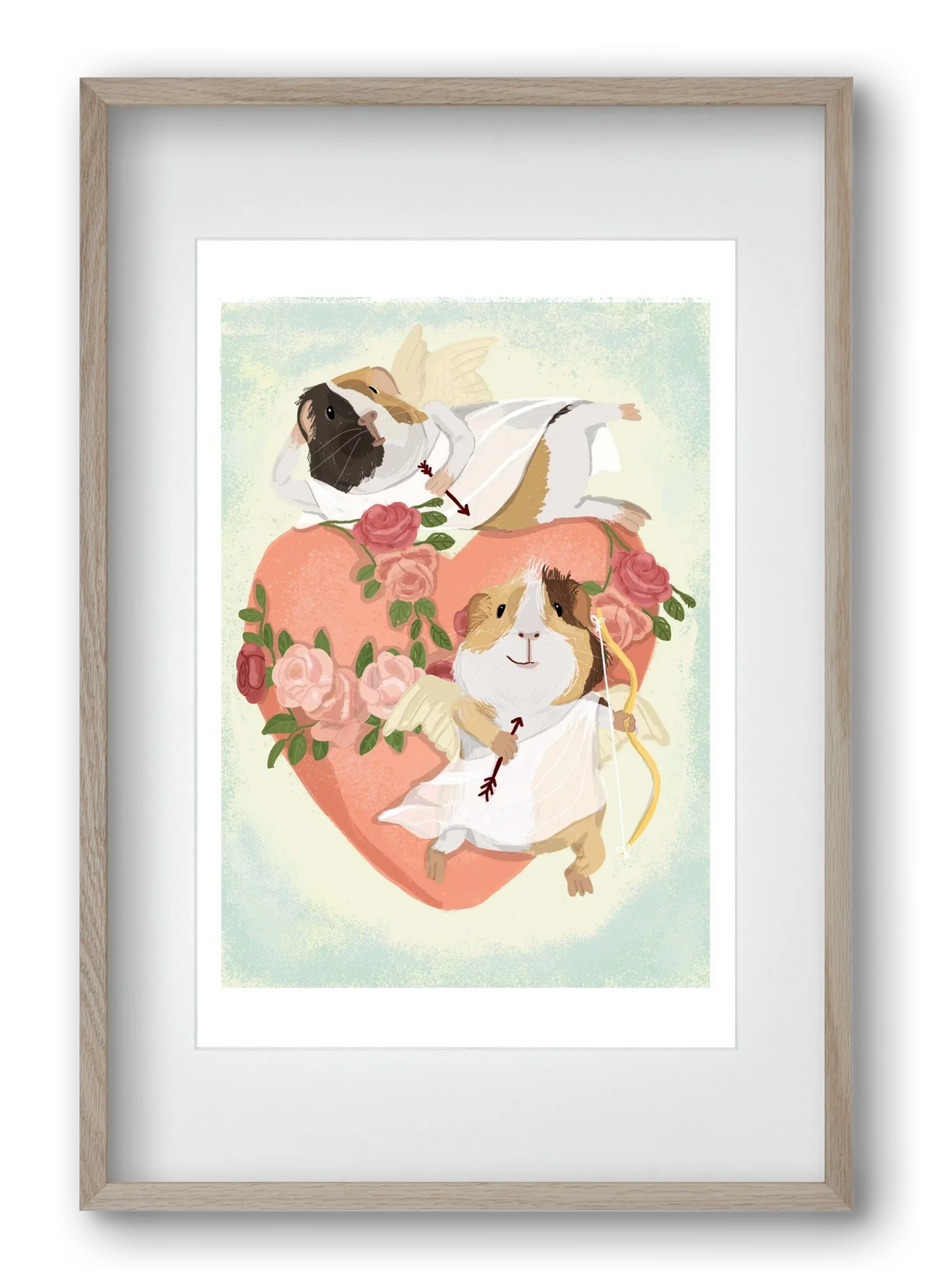 Cupid Guinea Pig Print - artbridge