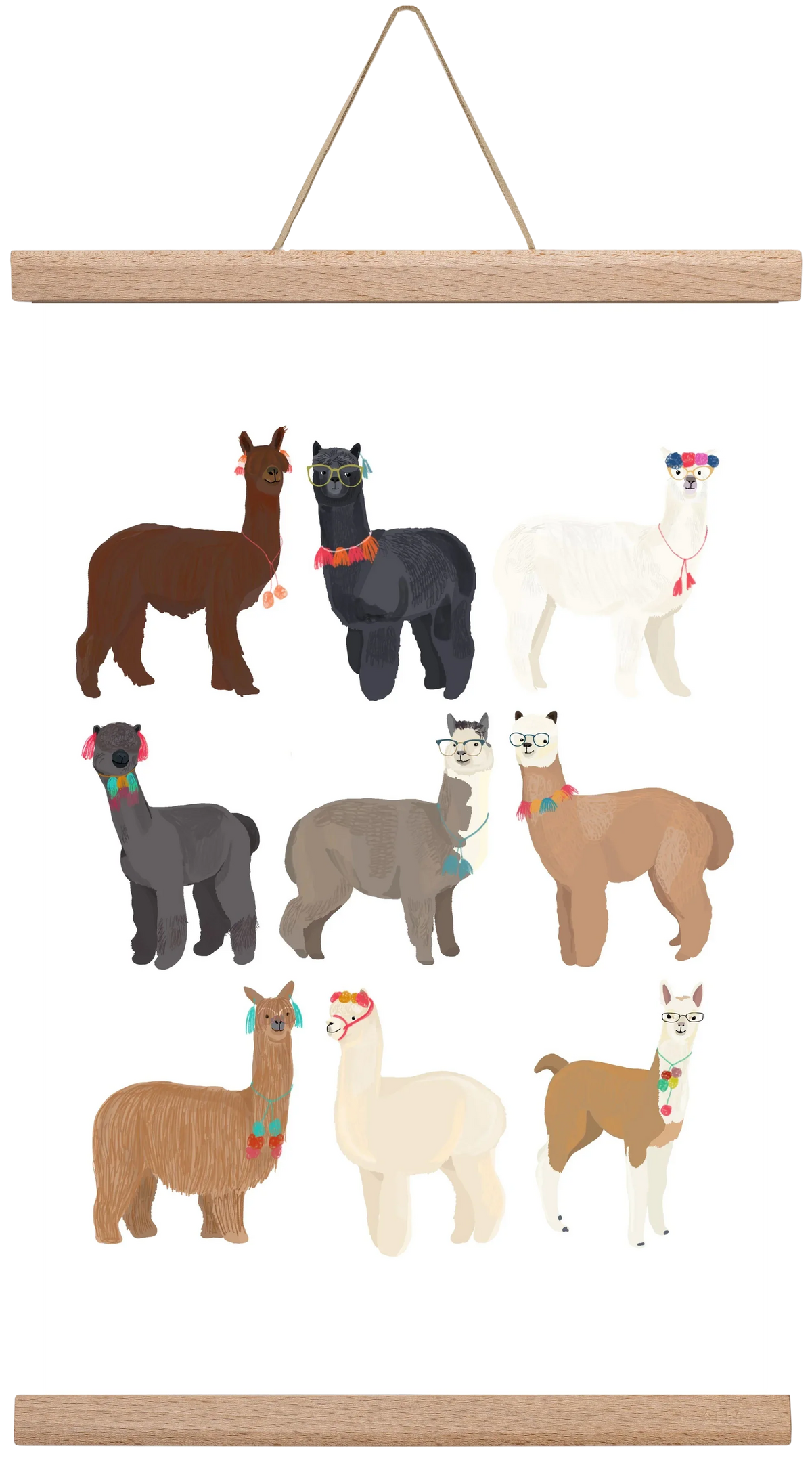 Standin Llama Print - artbridge