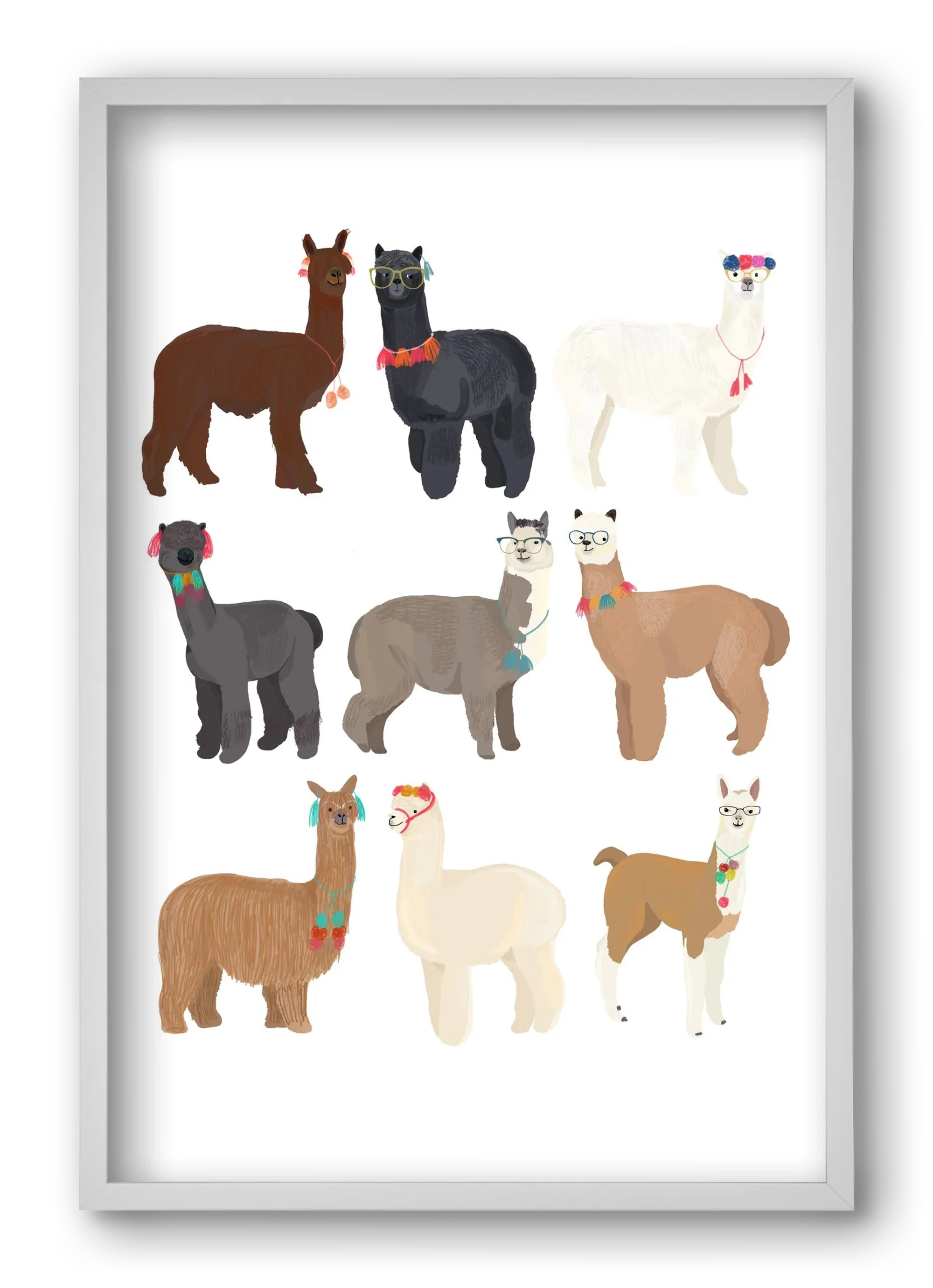 Standin Llama Print - artbridge