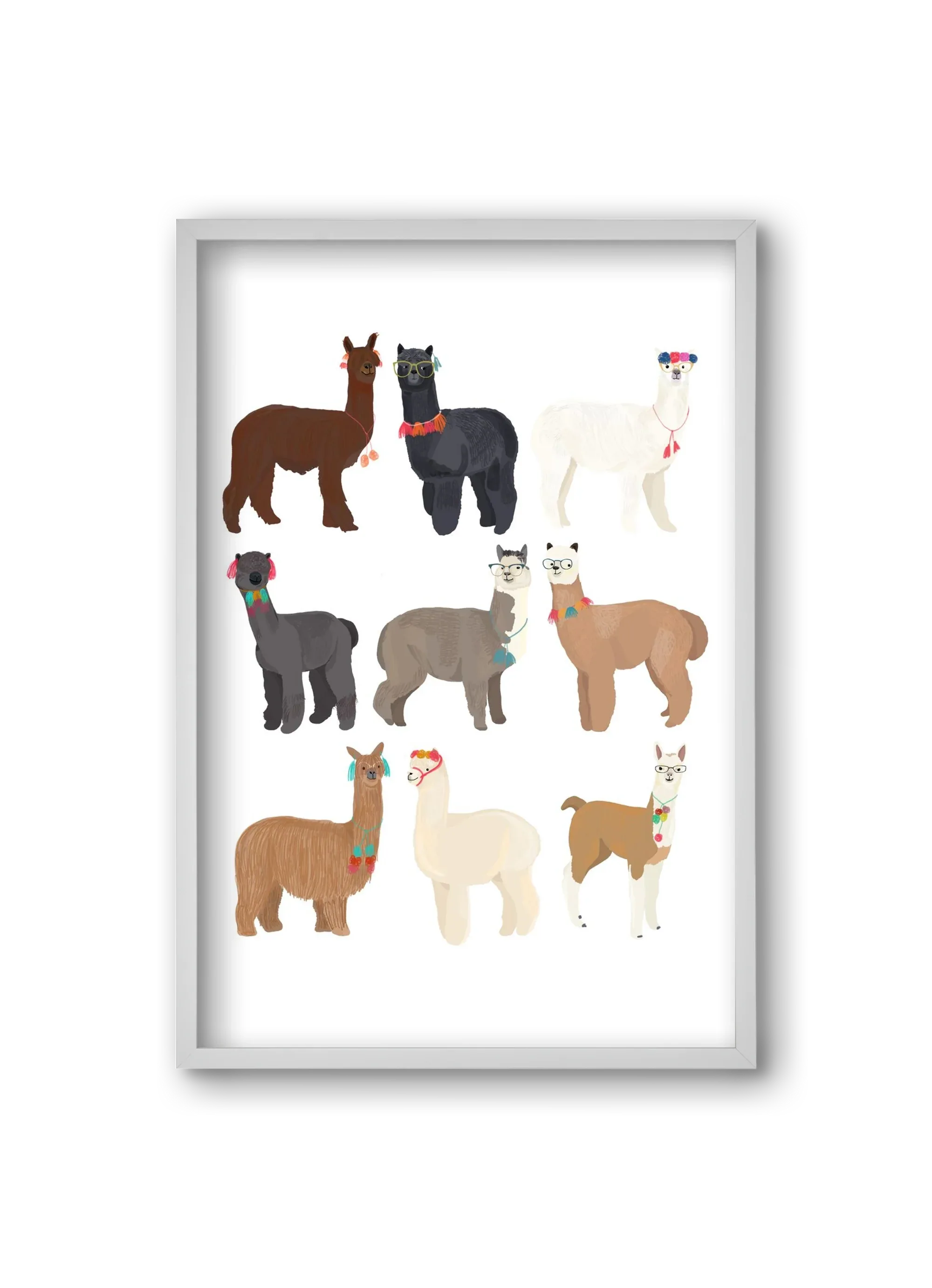 Standin Llama Print - artbridge