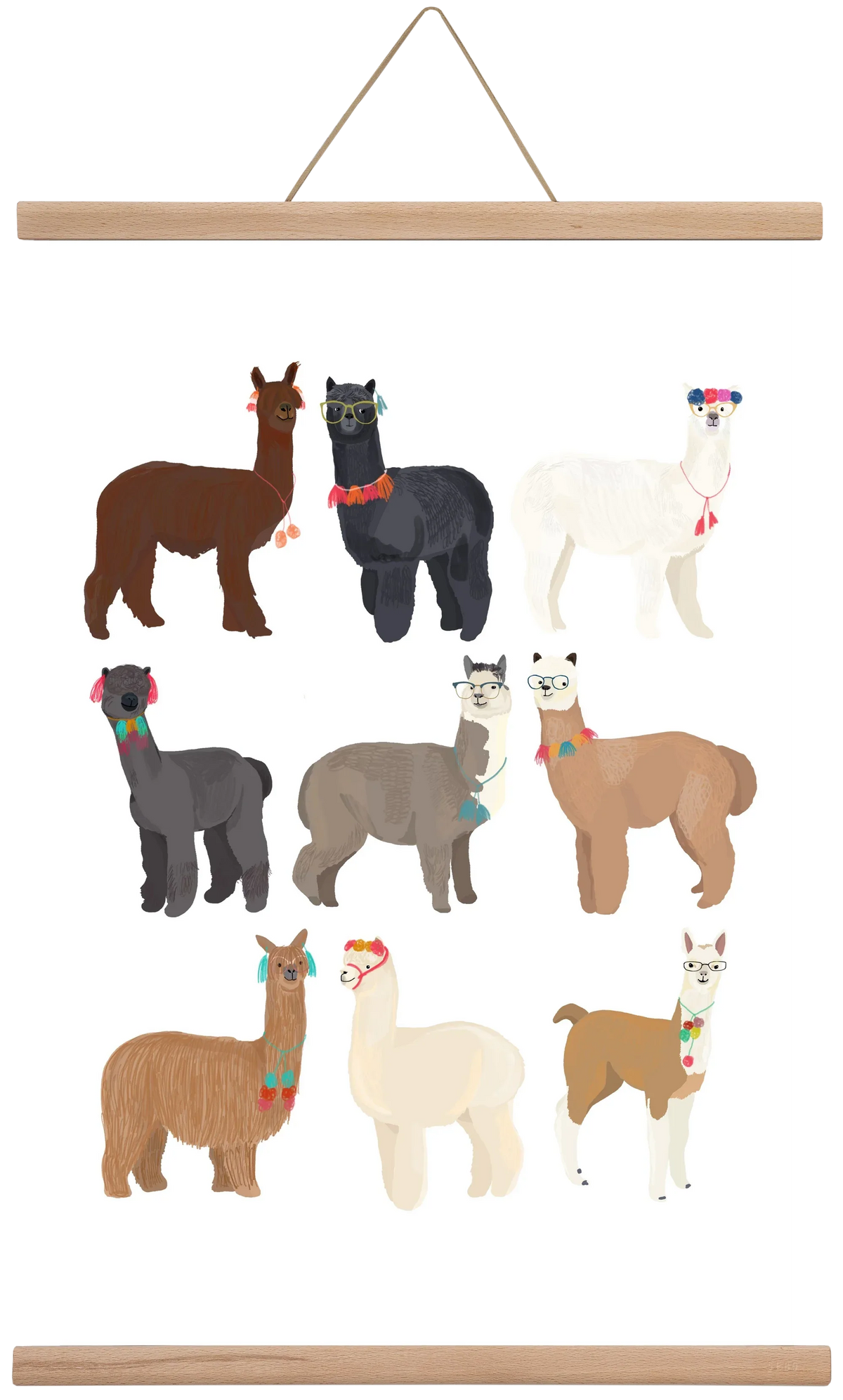 Standin Llama Print - artbridge