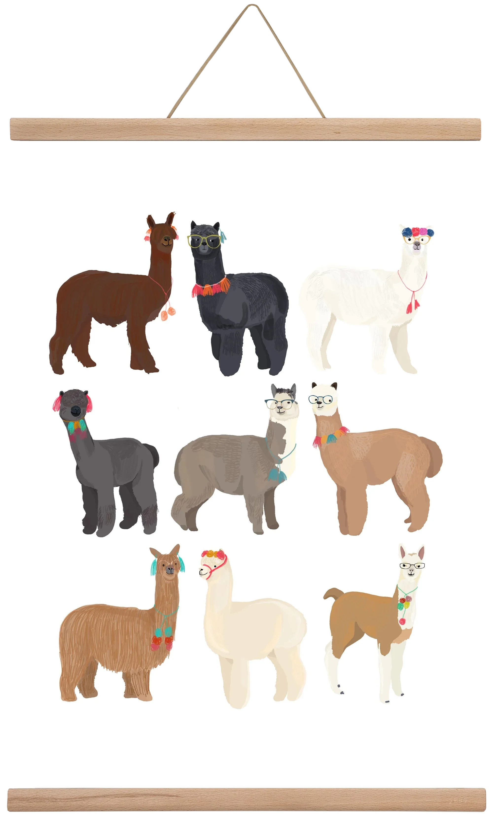Standin Llama Print - artbridge