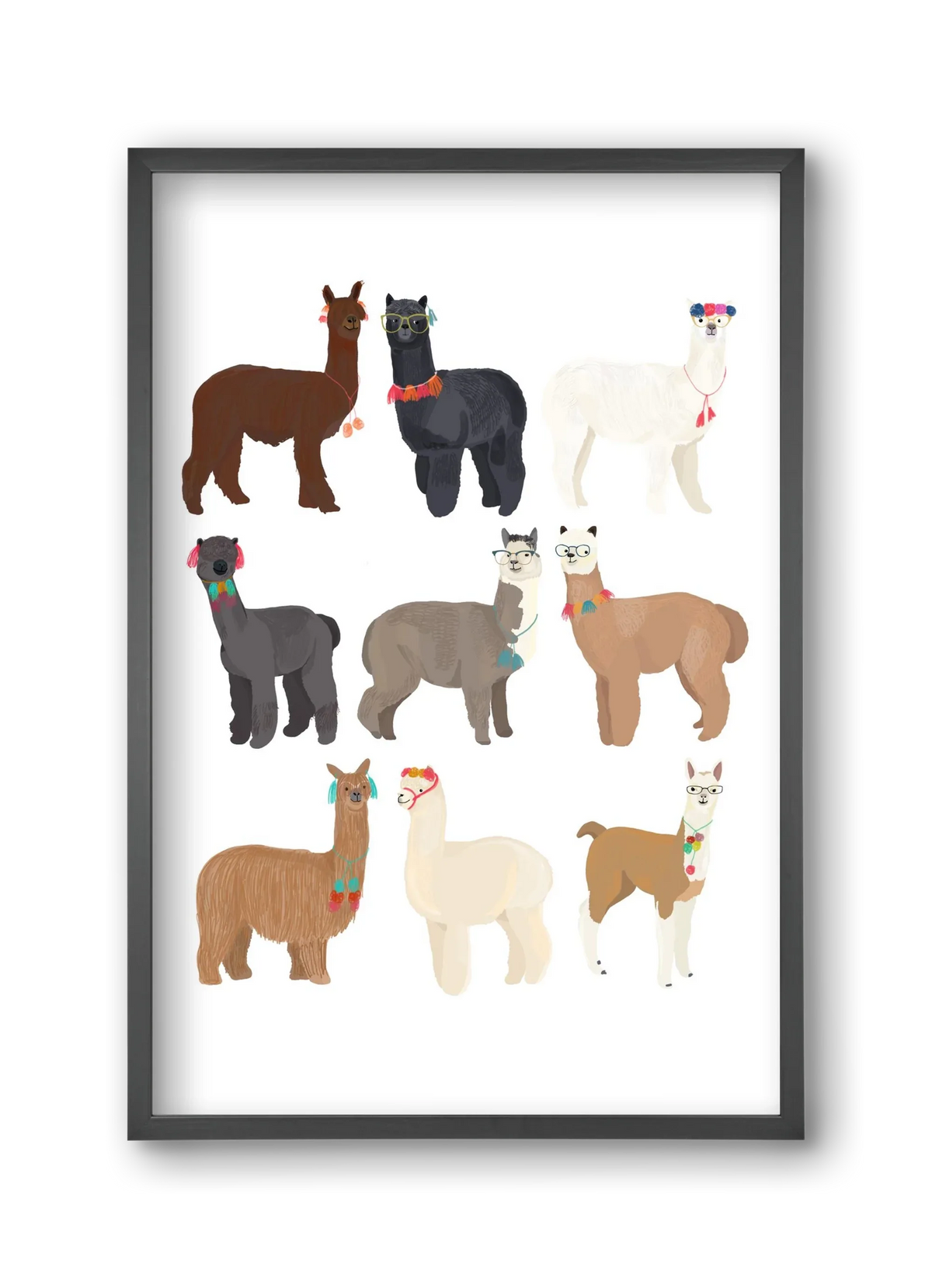 Standin Llama Print - artbridge