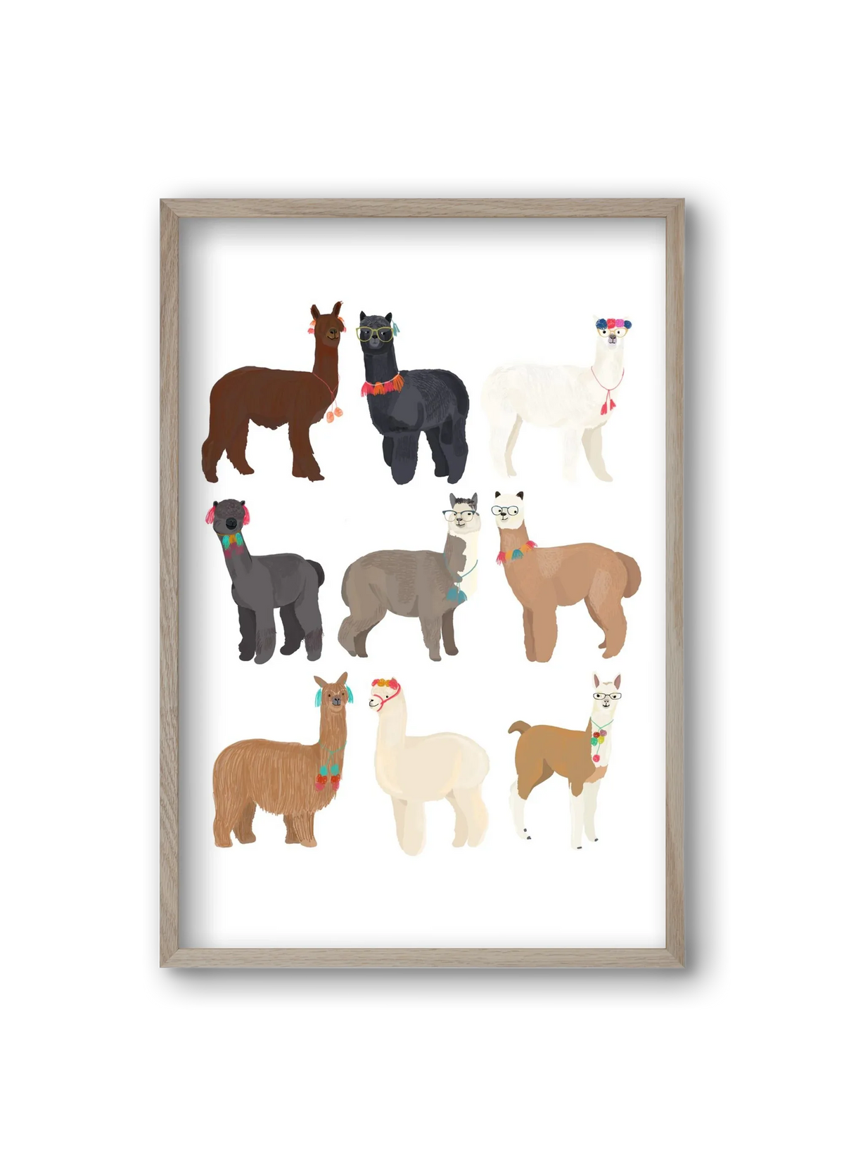 Standin Llama Print - artbridge