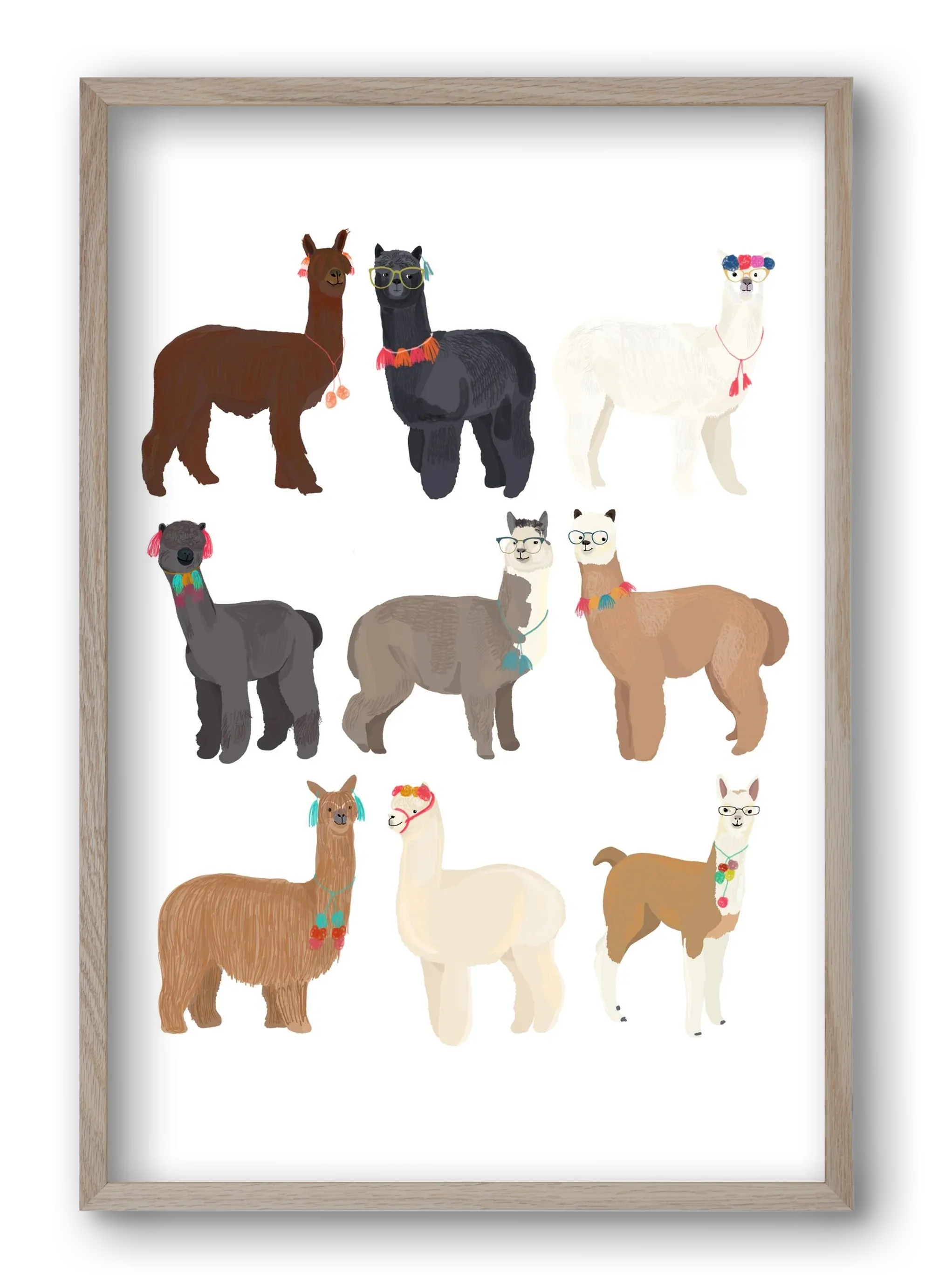 Standin Llama Print - artbridge