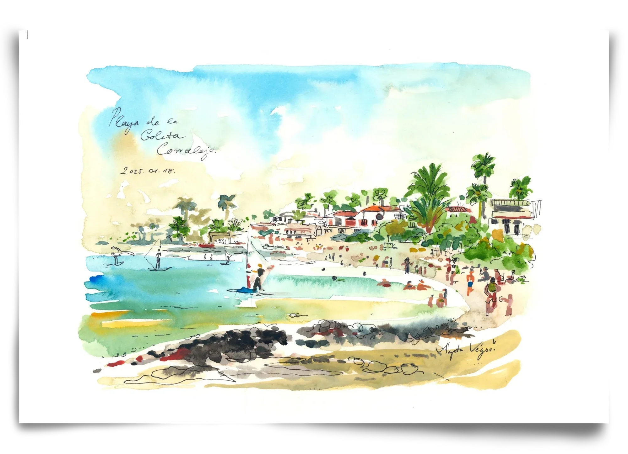 Playa de la Goleta, Corralejo, Fuerteventura - 2025.01.18 - artbridge