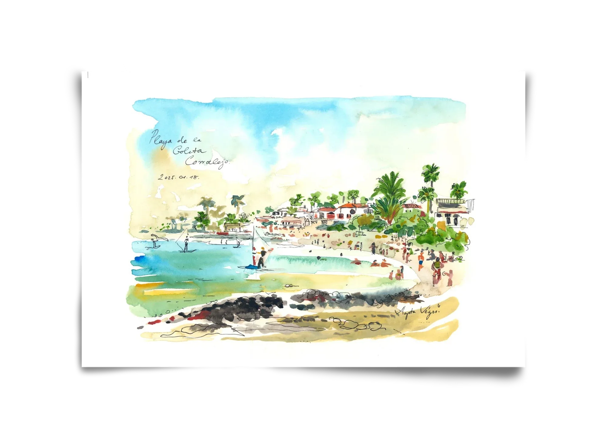 Playa de la Goleta, Corralejo, Fuerteventura - 2025.01.18 - artbridge