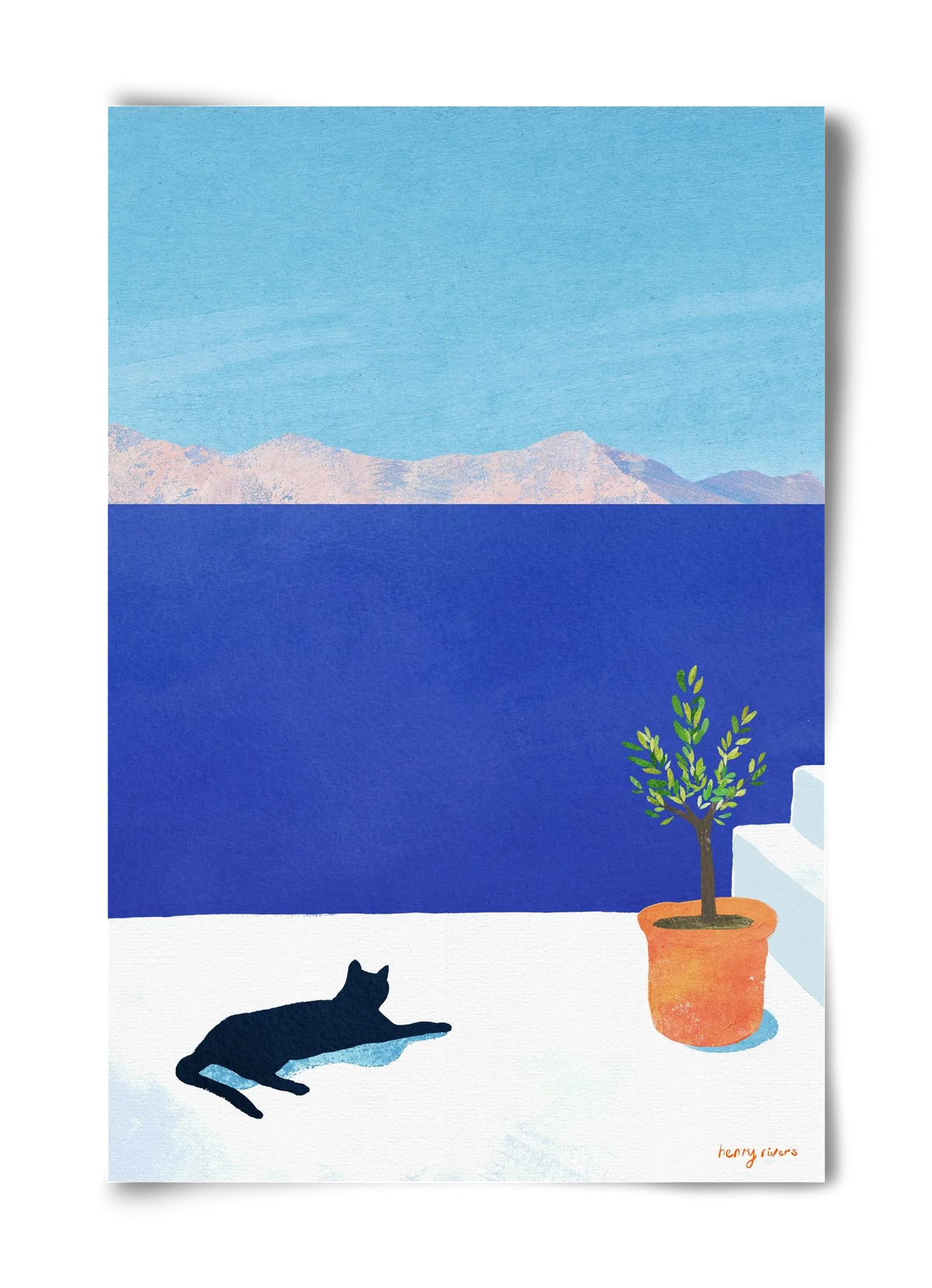 Siesta on the roof - artbridge