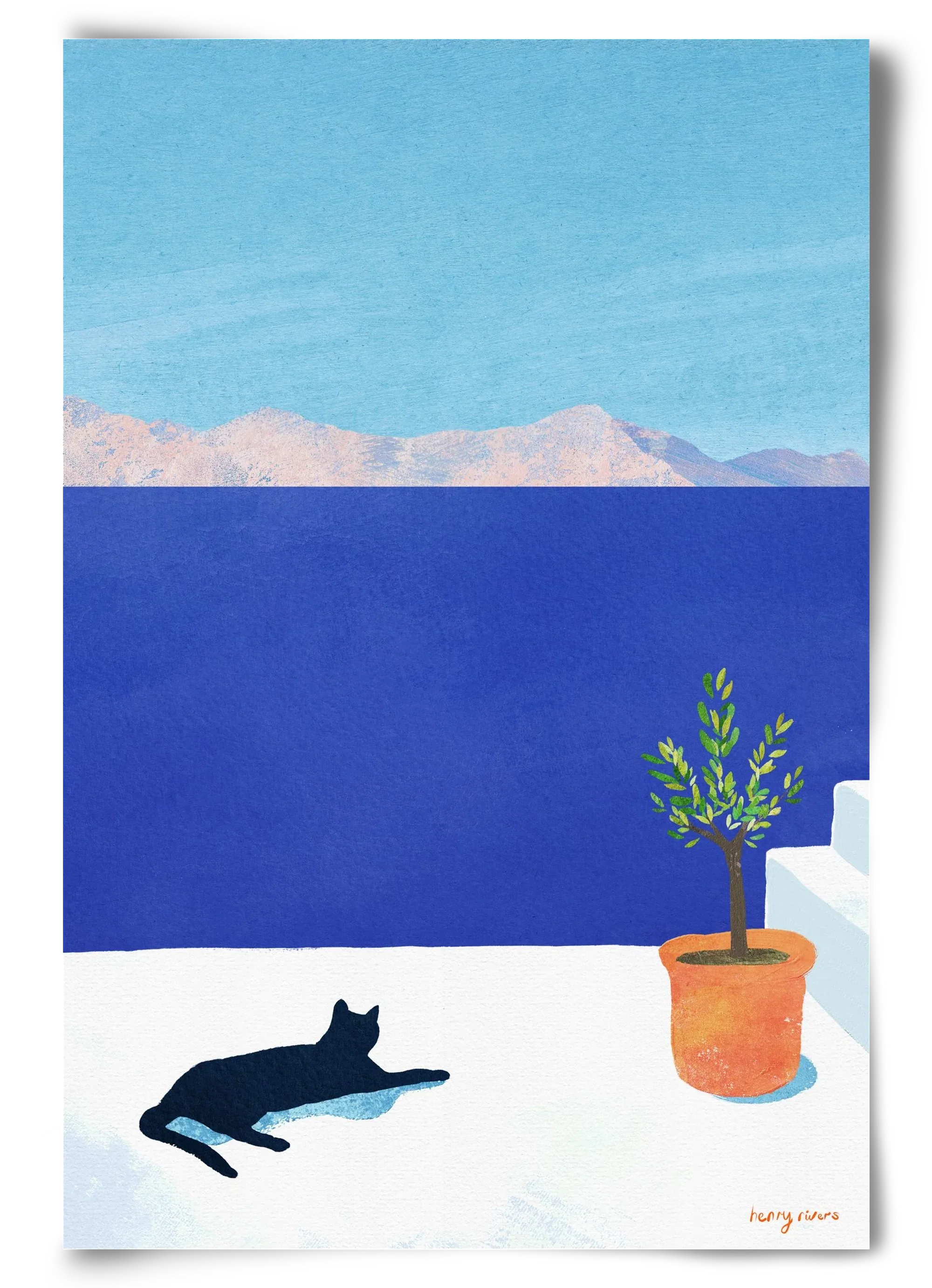 Siesta on the roof - artbridge