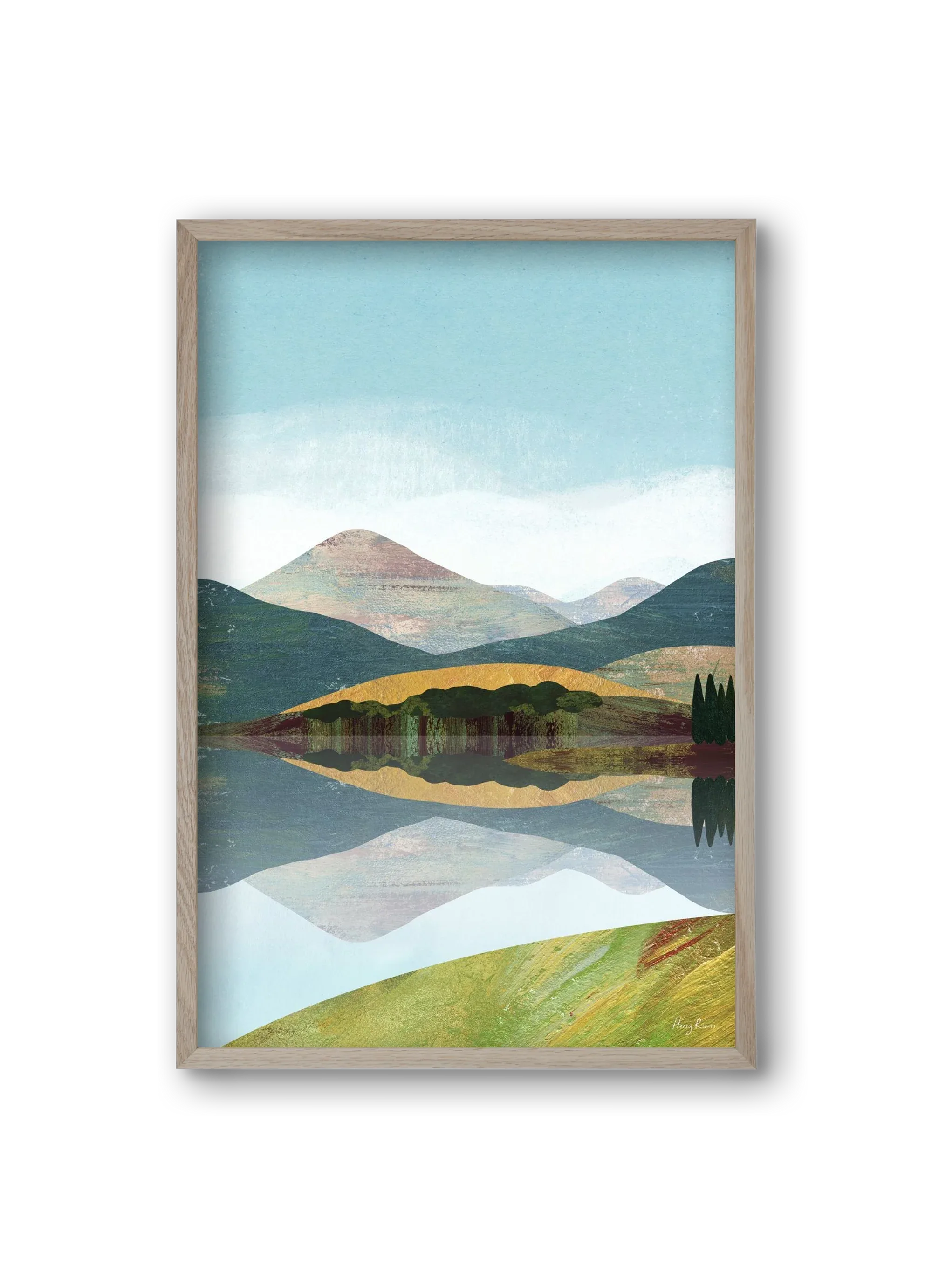 Mountain lake - artbridge